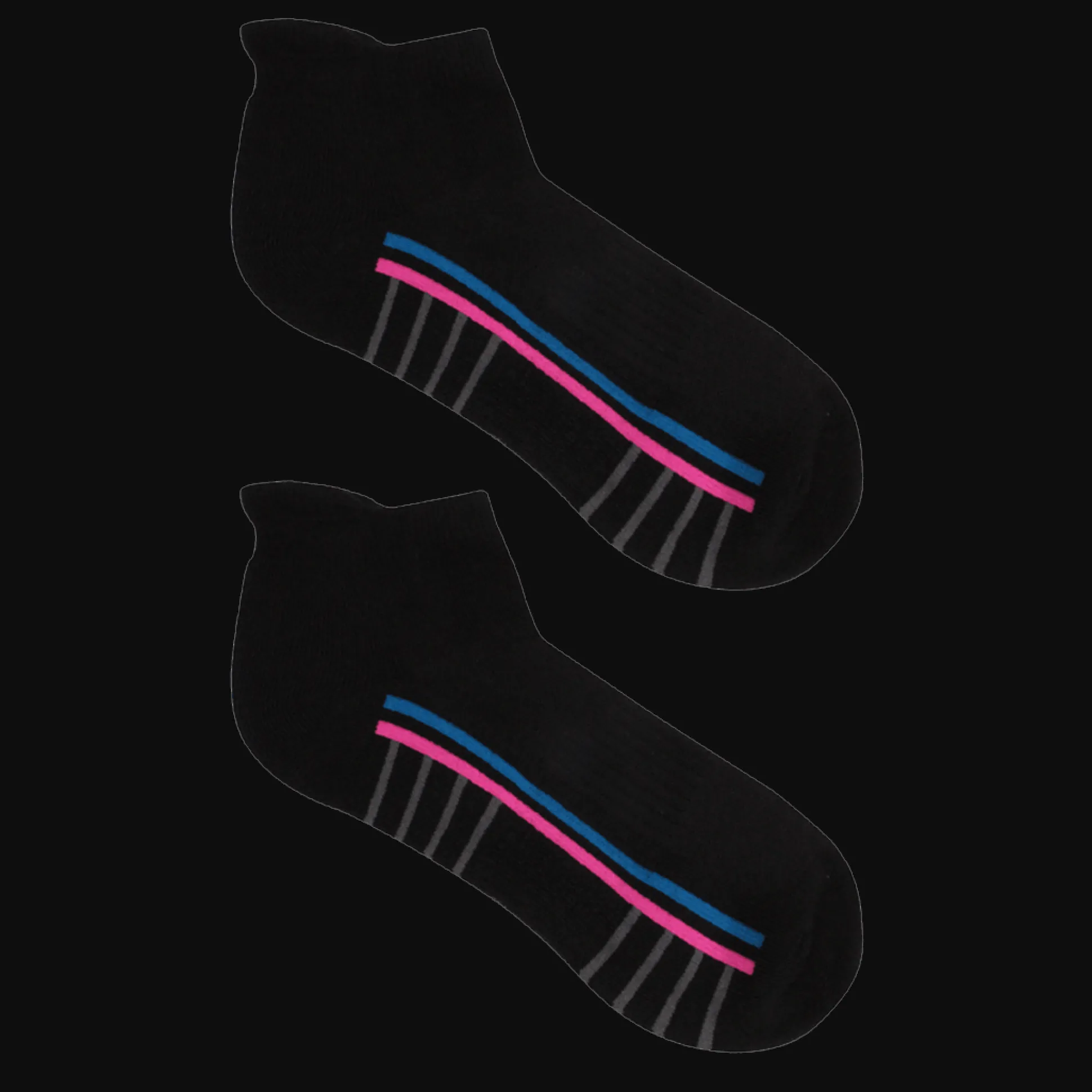 Ankle Trainer Socks - Black (Made From Recycled Plastic)
