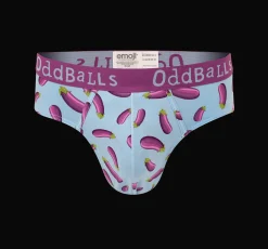 Aubergine - emoji® - Mens Briefs