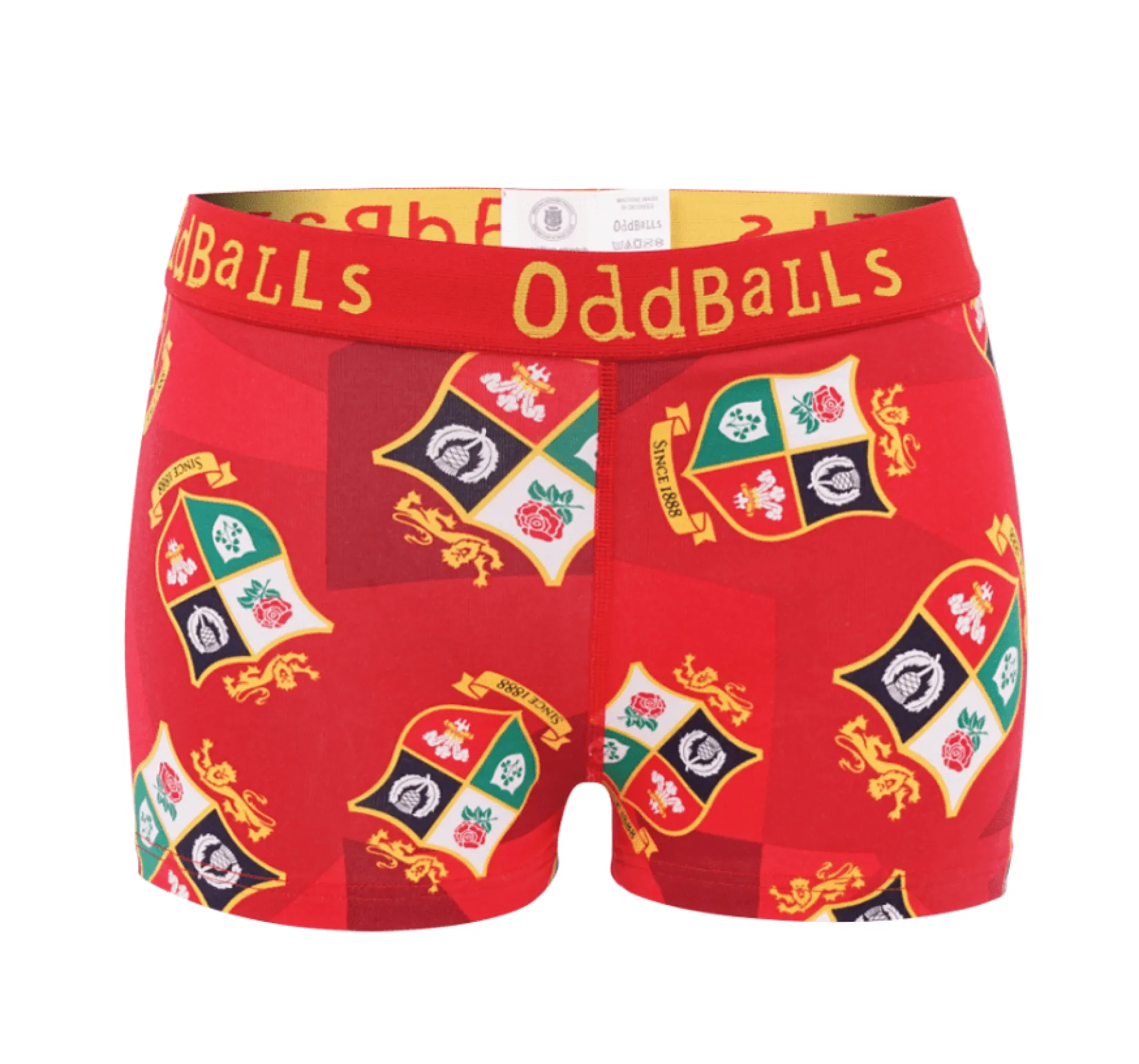 British & Irish Lions - Red - Ladies Boxers