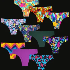 Cheeky Comfort Bundle - Ladies Seamless Brazilian Briefs 10 Pack Bundle