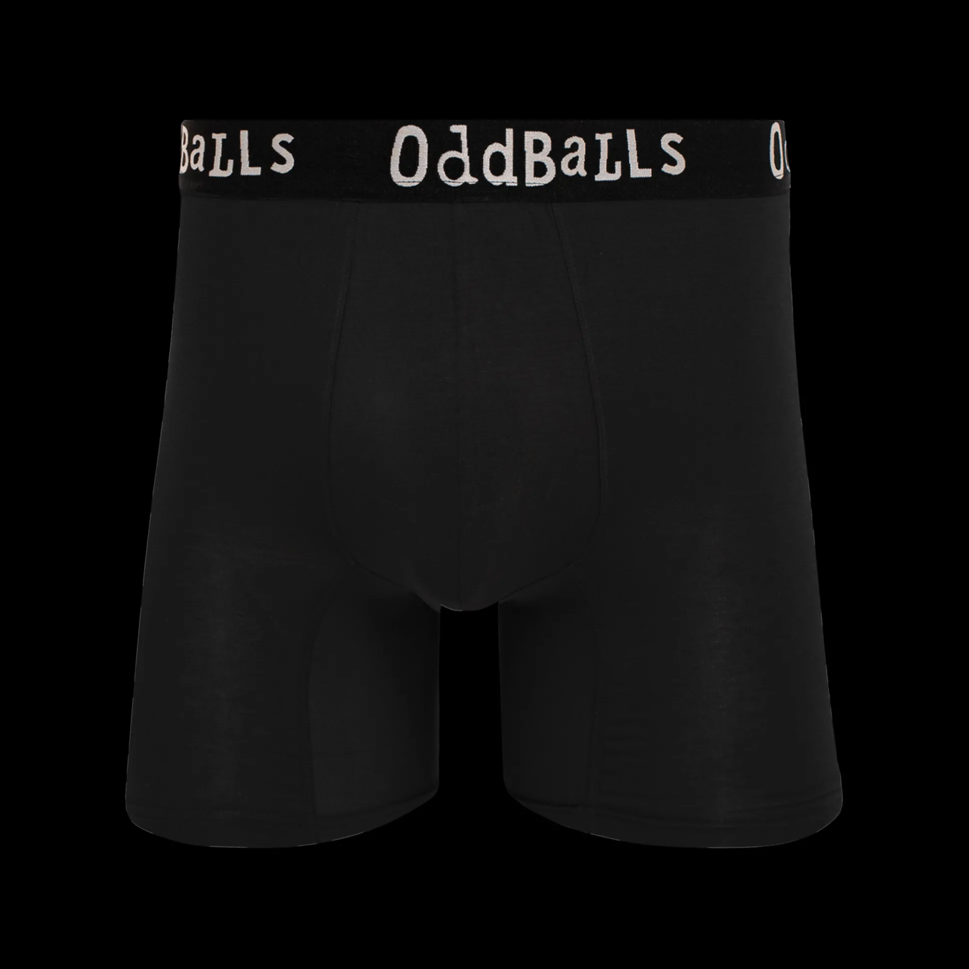 Classic Black - Mens Bamboo Boxer Shorts