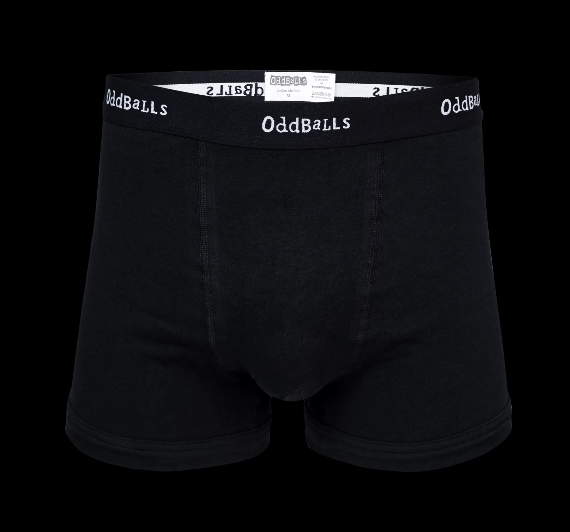 Classic Black - Mens Boxer Shorts