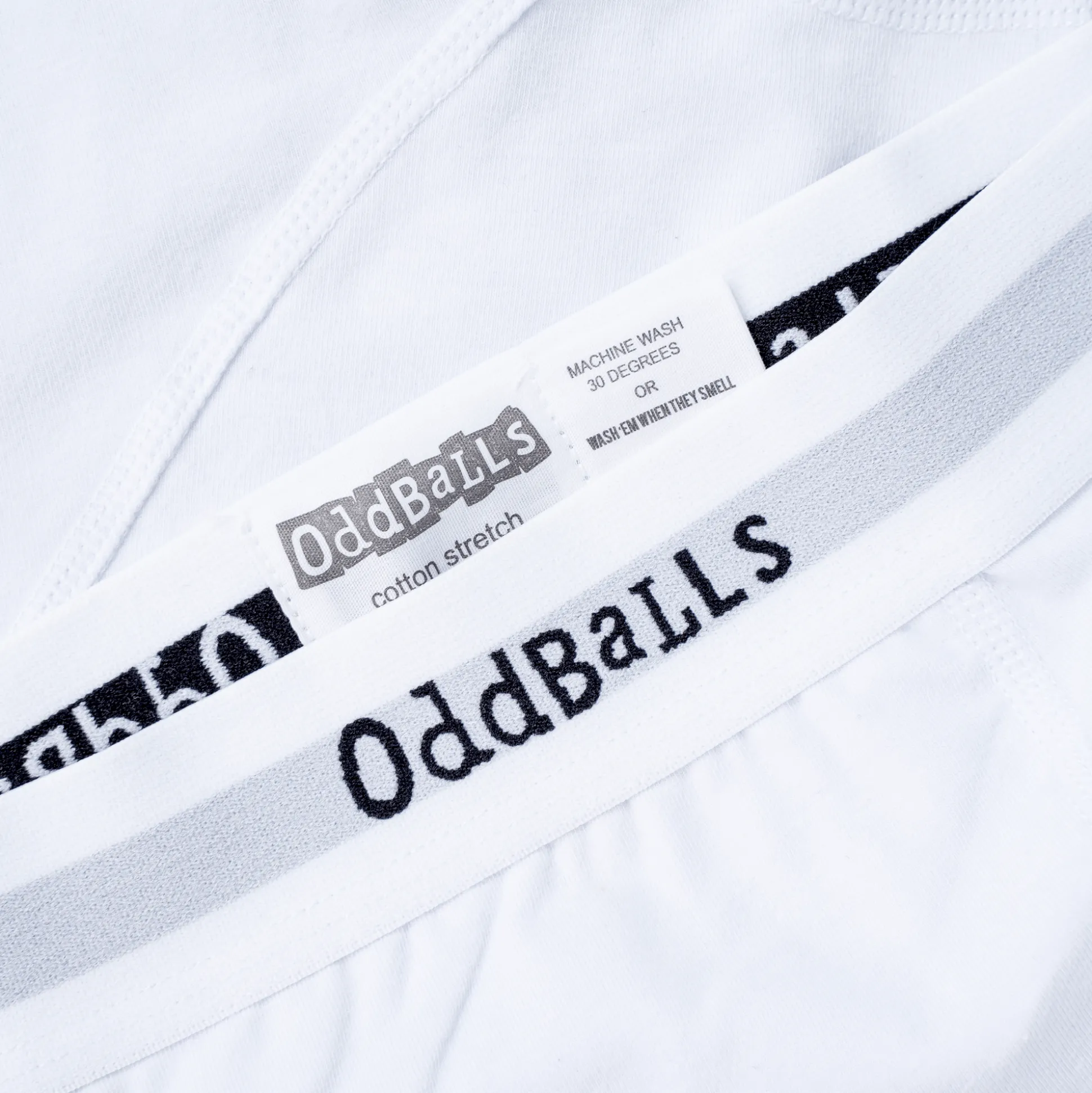 Classic White - Mens Boxer Shorts
