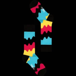 Cyan Waves - Socks