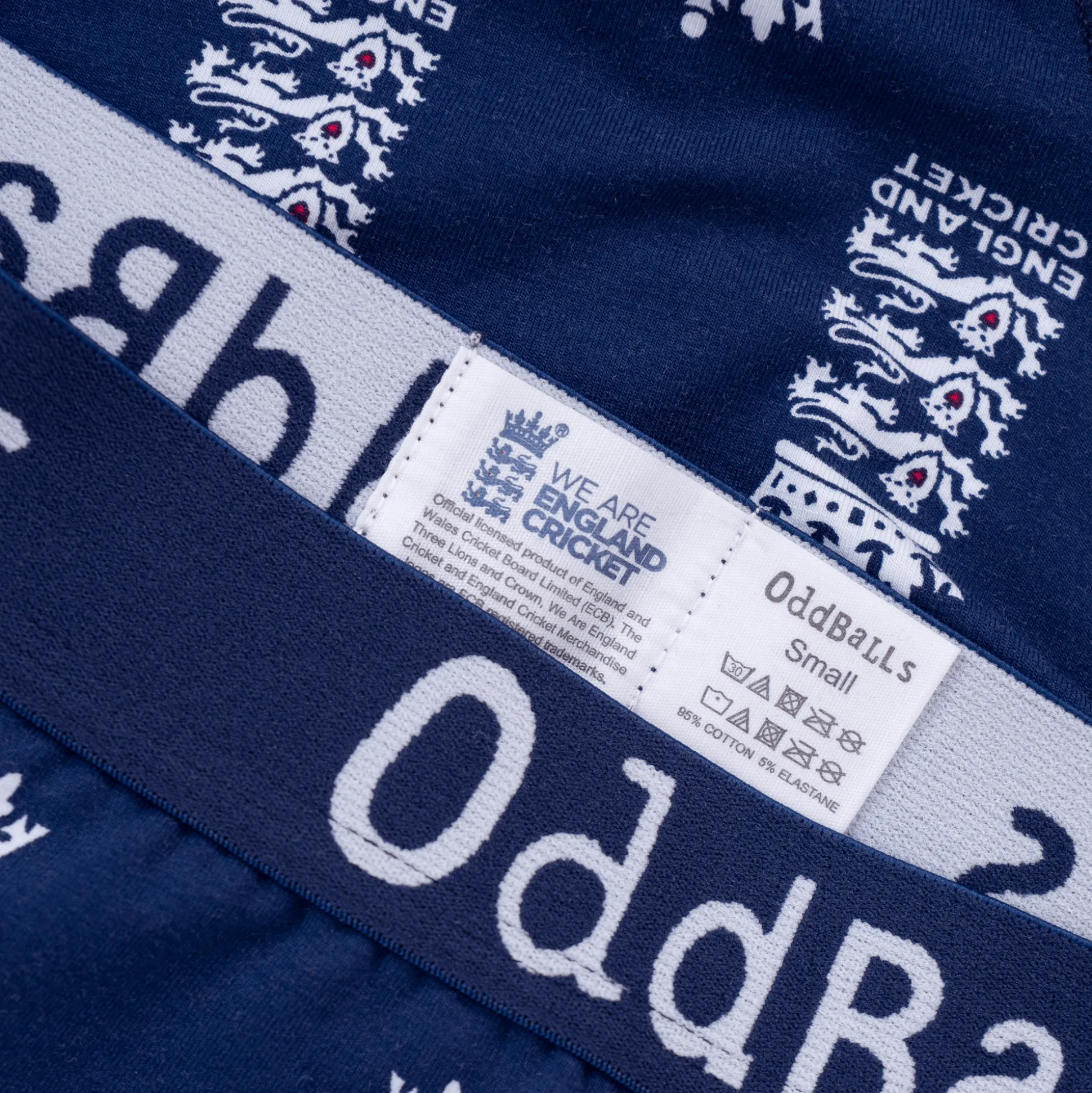 England Cricket BLUE - Mens Boxer Shorts