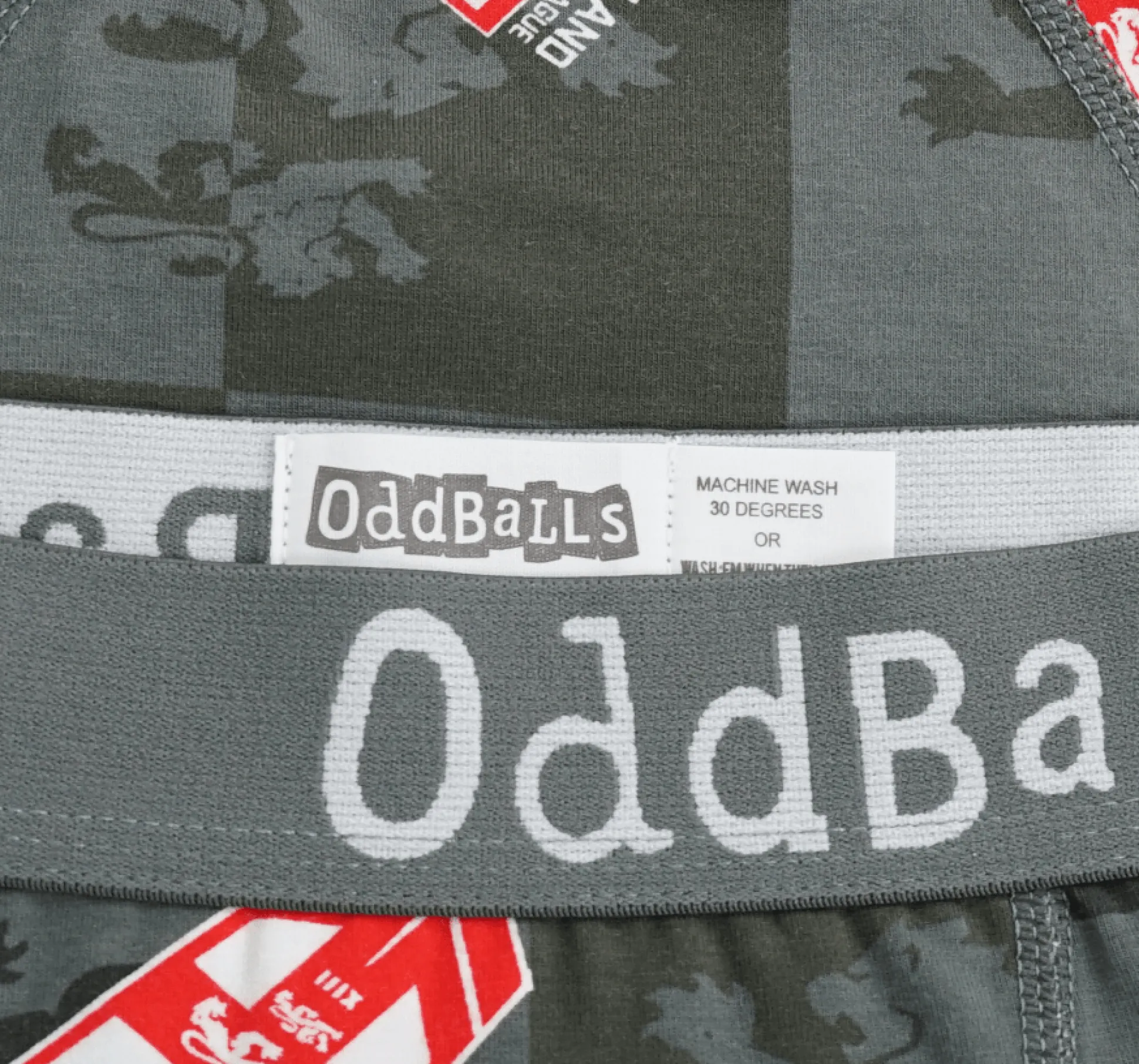 England Rugby League Grey - Mens Briefs