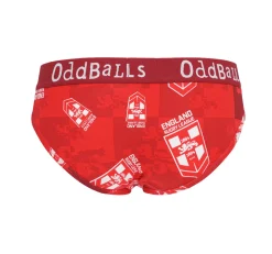 England Rugby League Red - Ladies Briefs