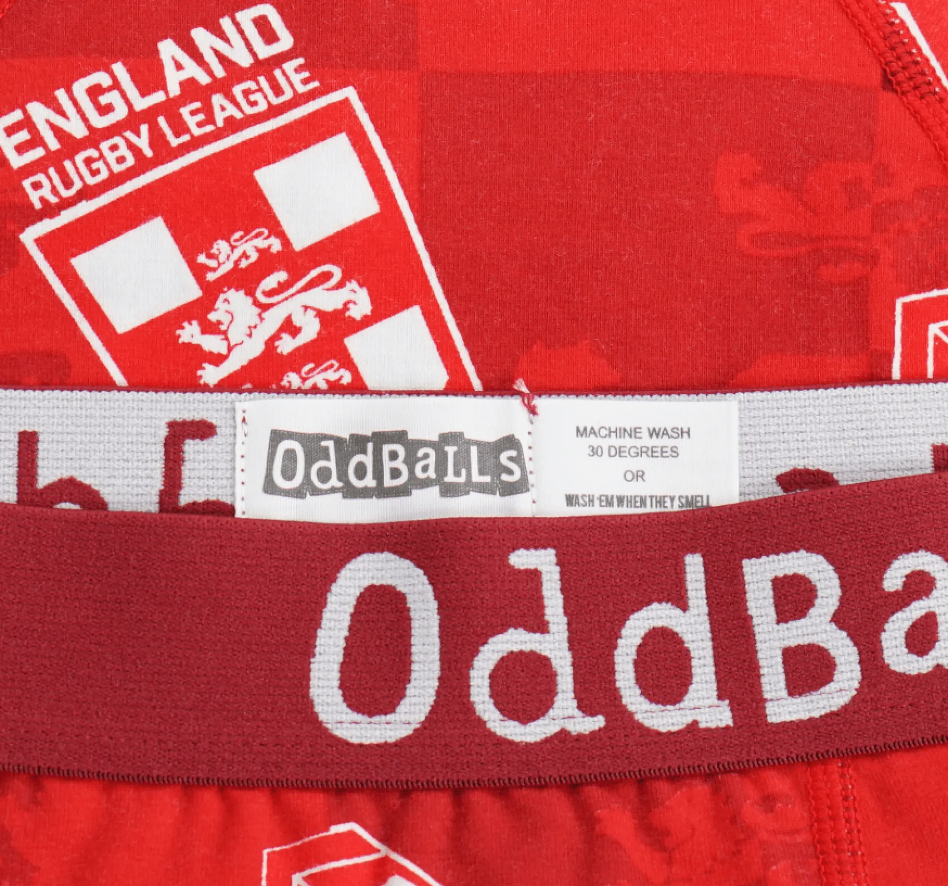 England Rugby League Red - Ladies Boxers