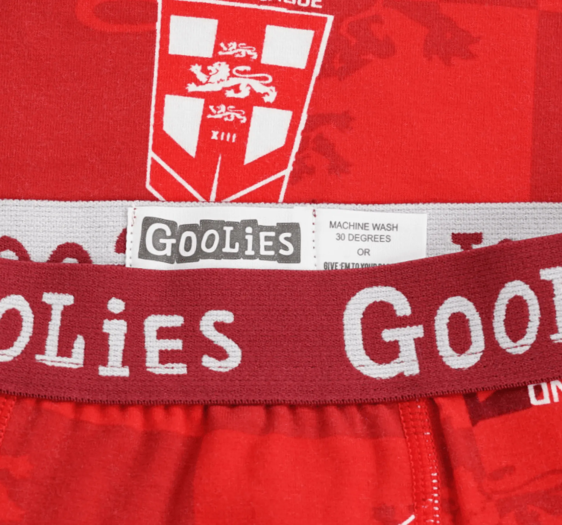 England Rugby League Red - Kids Boxer Shorts - Goolies