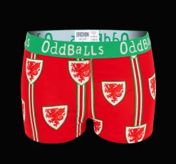 FA Wales Red & Green - Ladies Boxers