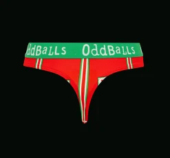 FA Wales Red & Green - Ladies Thong