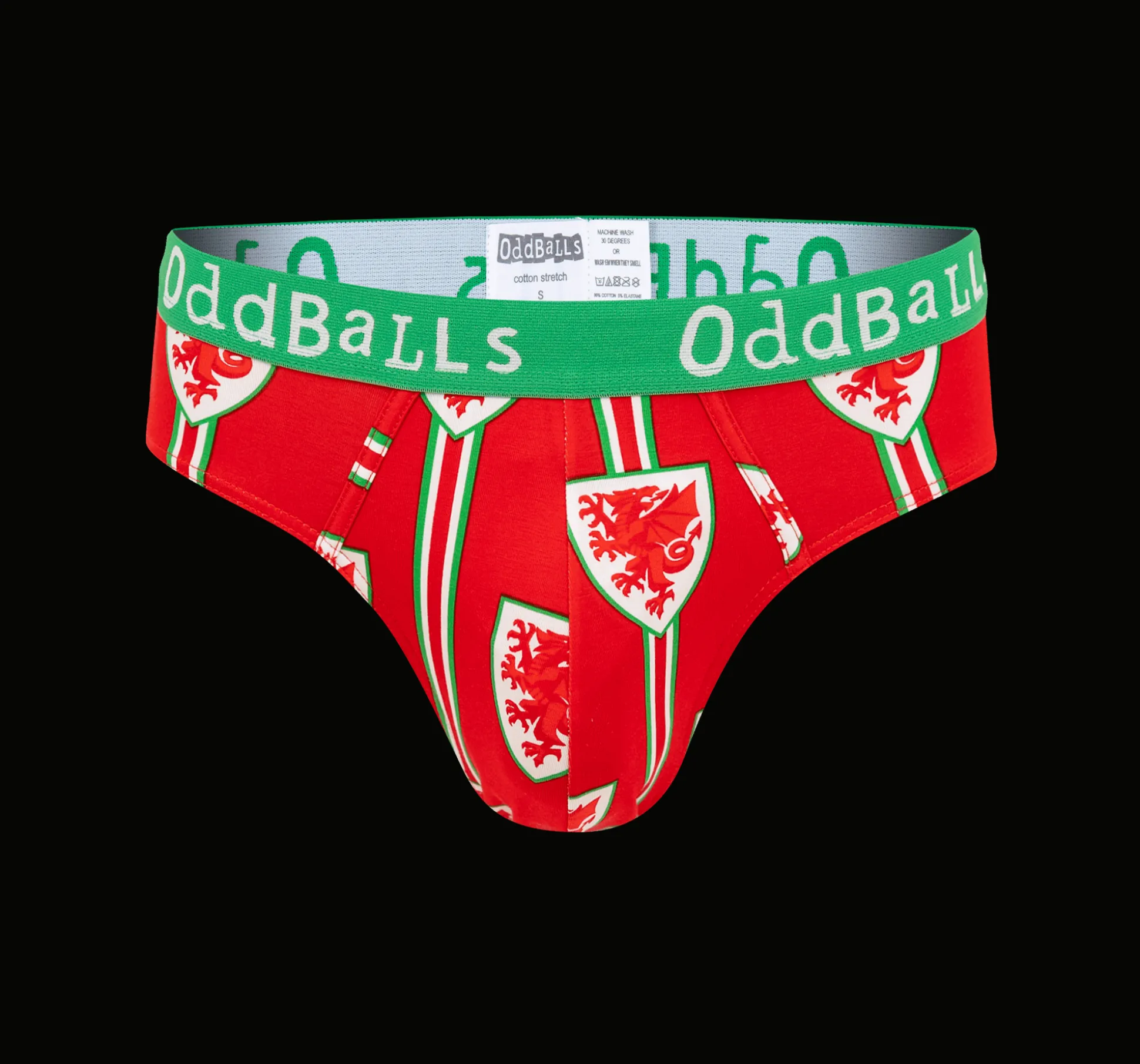 FA Wales Red & Green - Mens Briefs