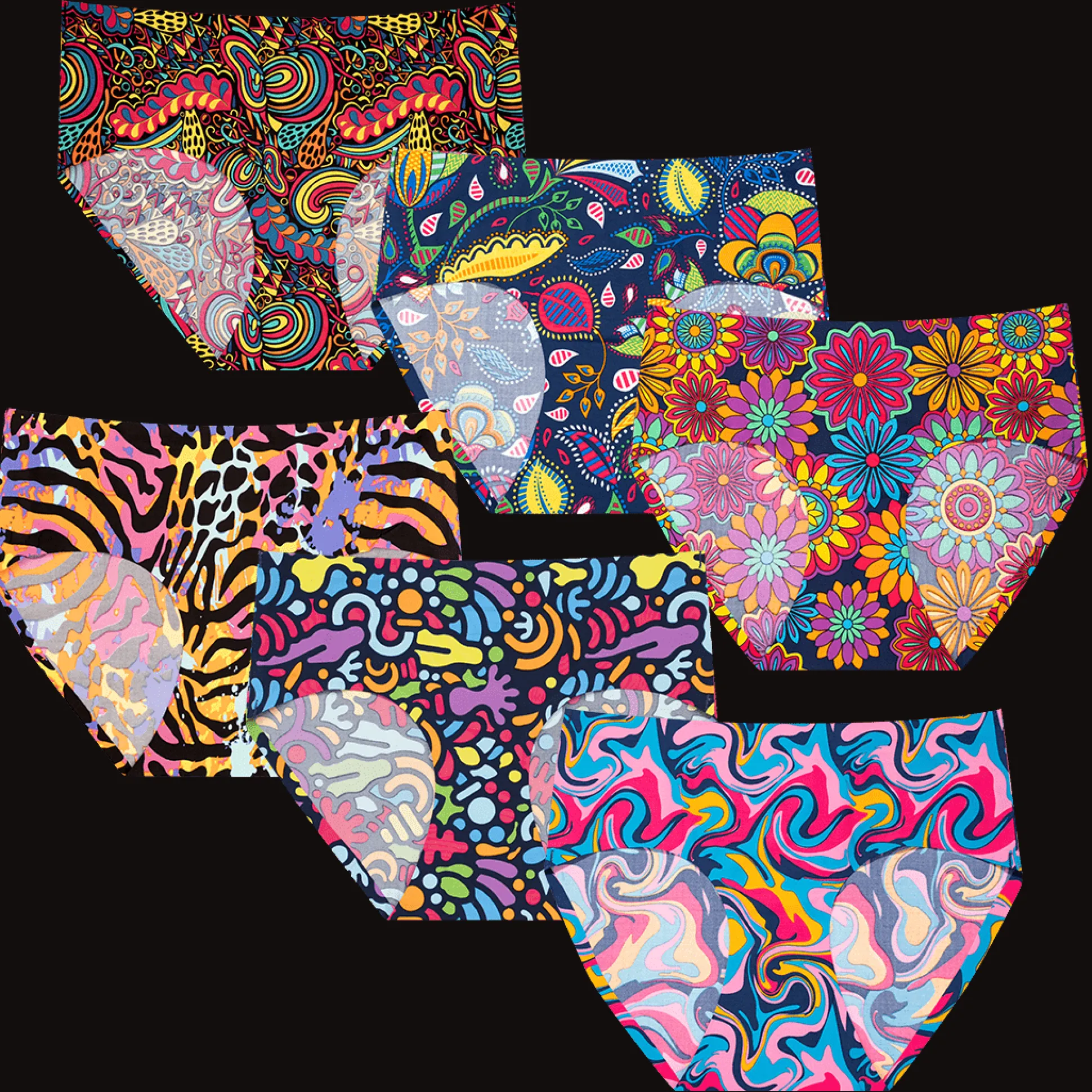 Fall Essentials Bundle - Ladies Seamless Full Briefs 6 Pack Bundle