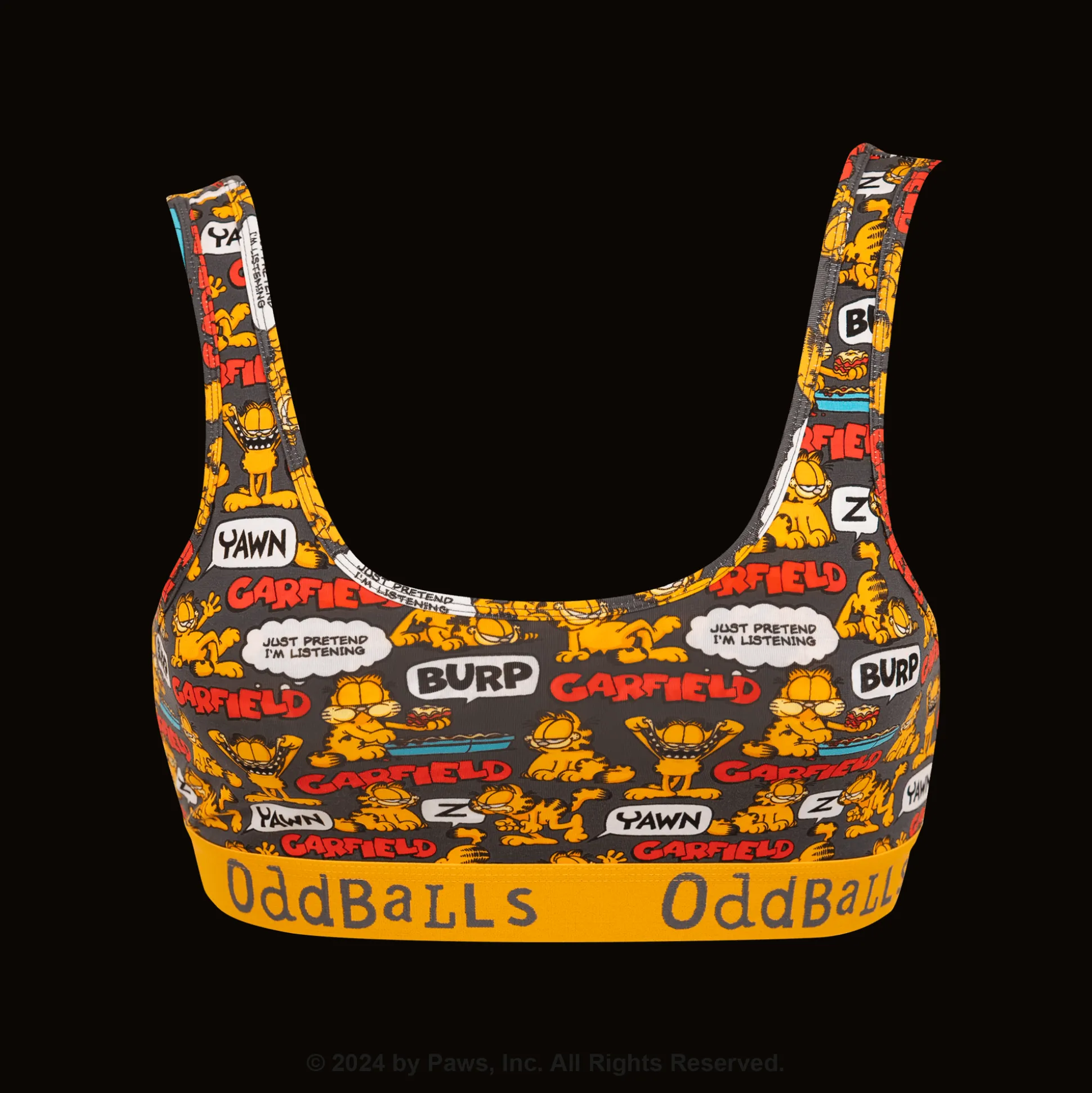 Garfield Grey - Ladies Bralette