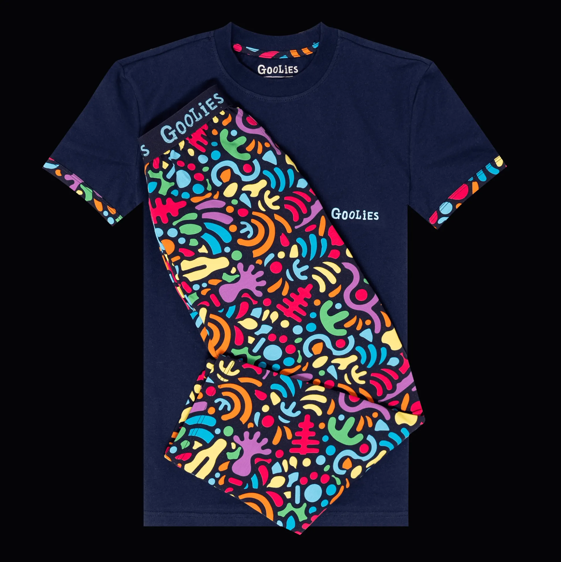 Goolies (Kids) Long Pyjamas - Jurassic - Long & T-Shirt