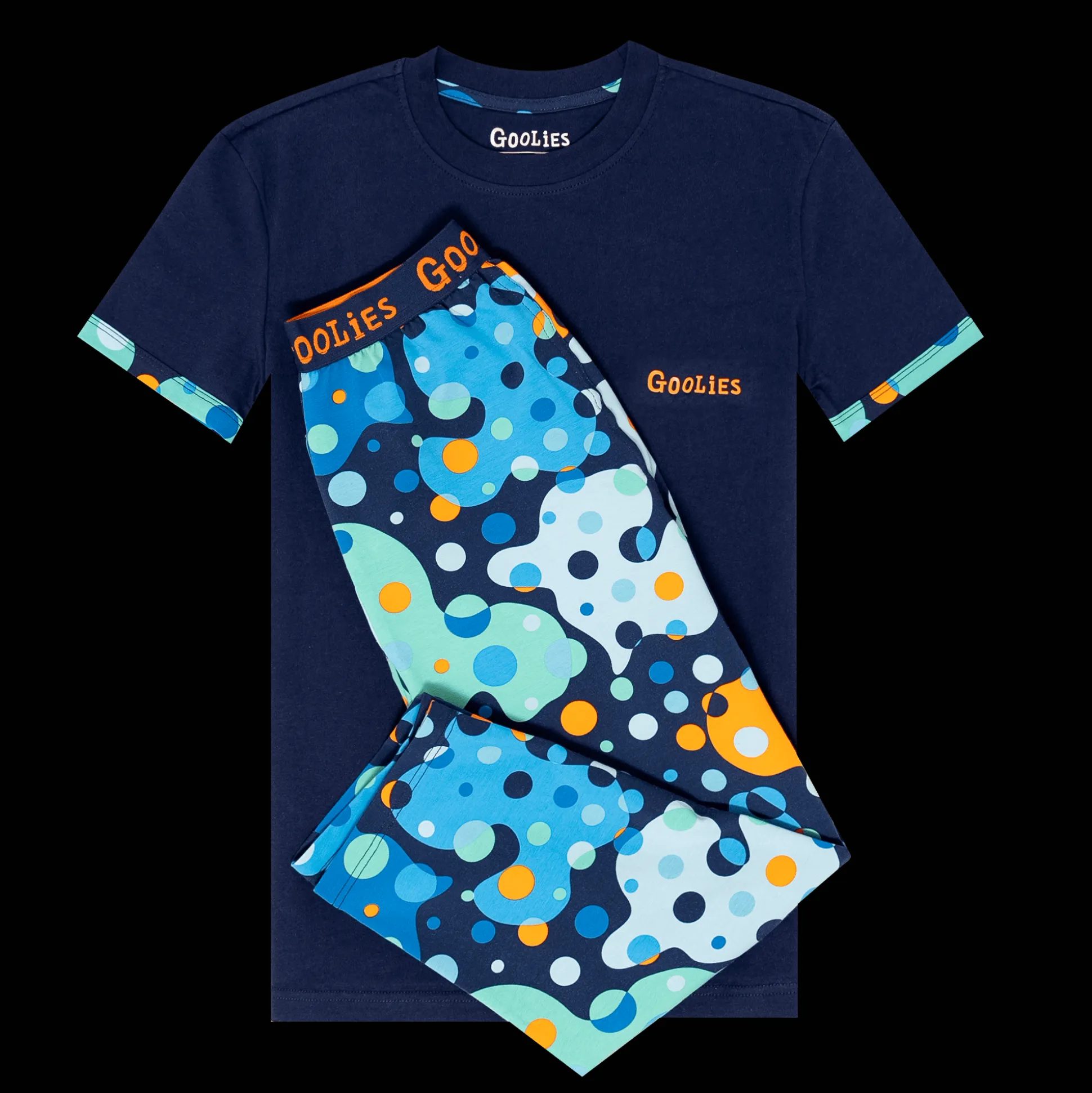 Goolies (Kids) Long Pyjamas - Space Balls - Long & T-Shirt