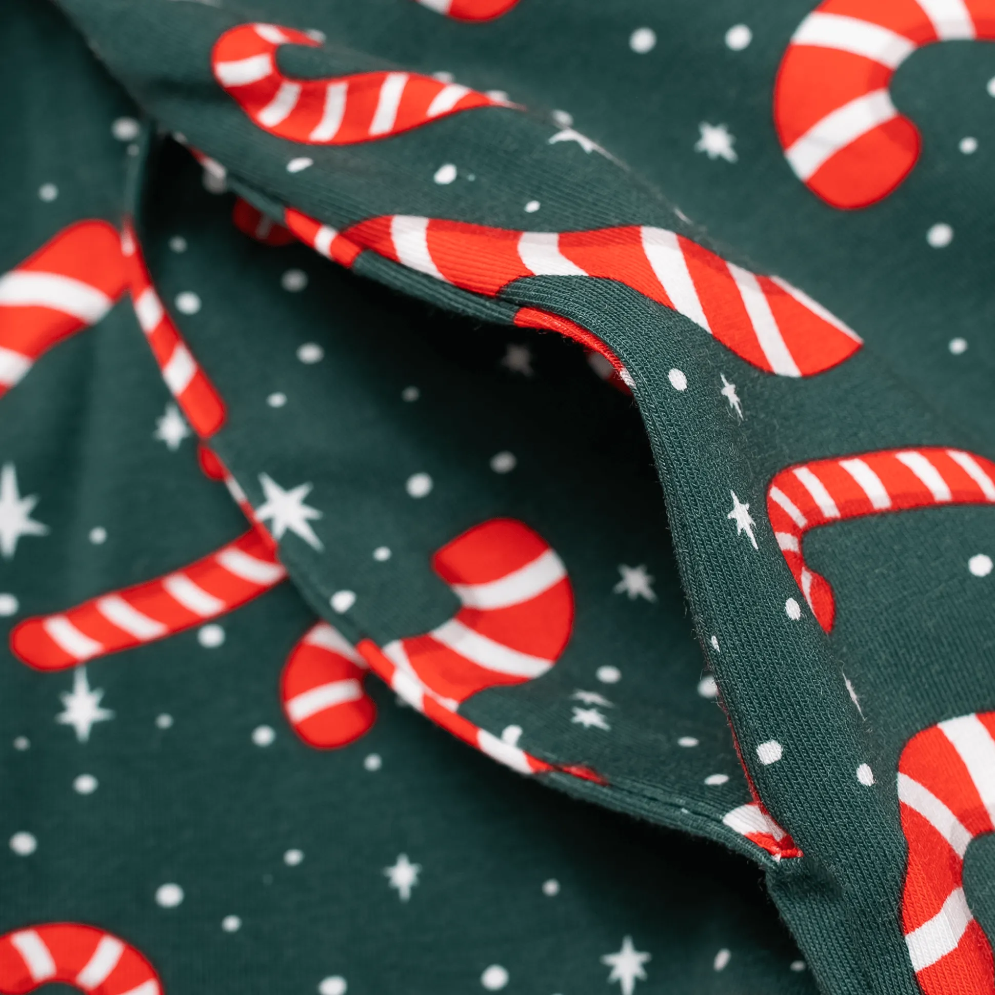 Goolies (Kids) Long Pyjamas - Candy Canes - Long & T-Shirt