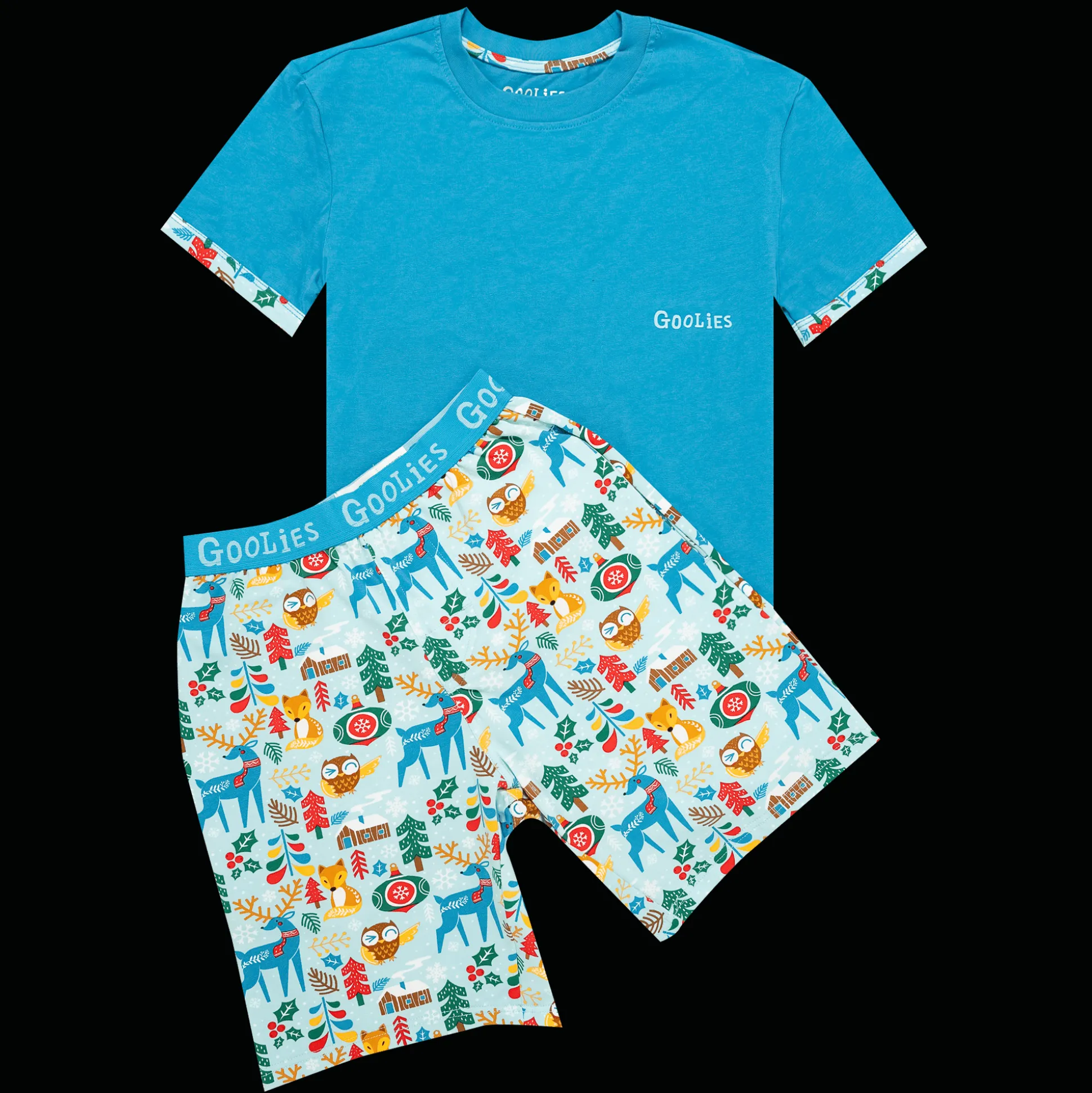 Goolies (Kids) Short Pyjamas - Lap Land - Shorts & T-Shirt