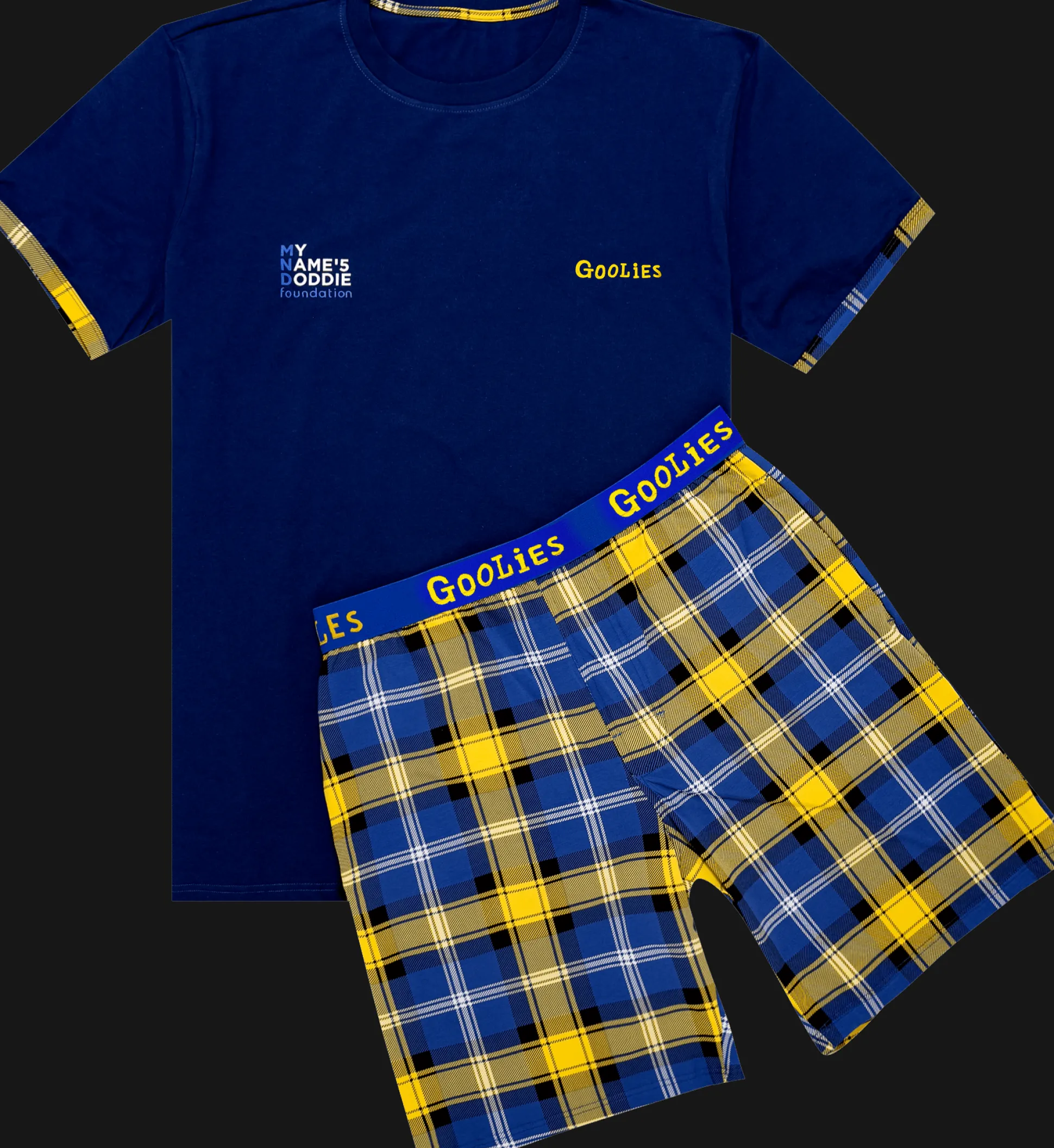 Goolies (Kids) Short Pyjamas - Doddie Weir - Shorts & T-Shirt