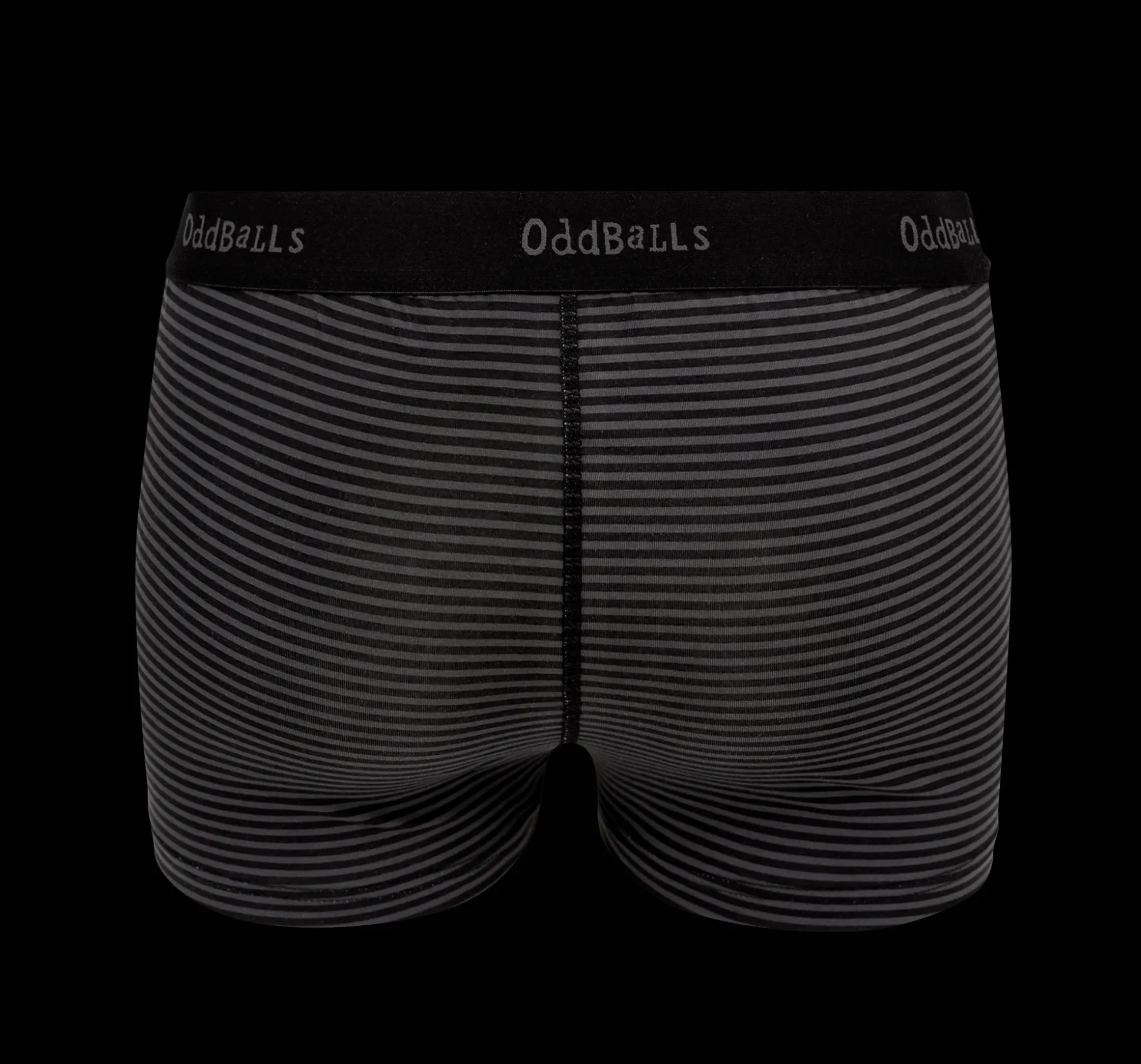 Grey Black Stripes - Ladies Boxers