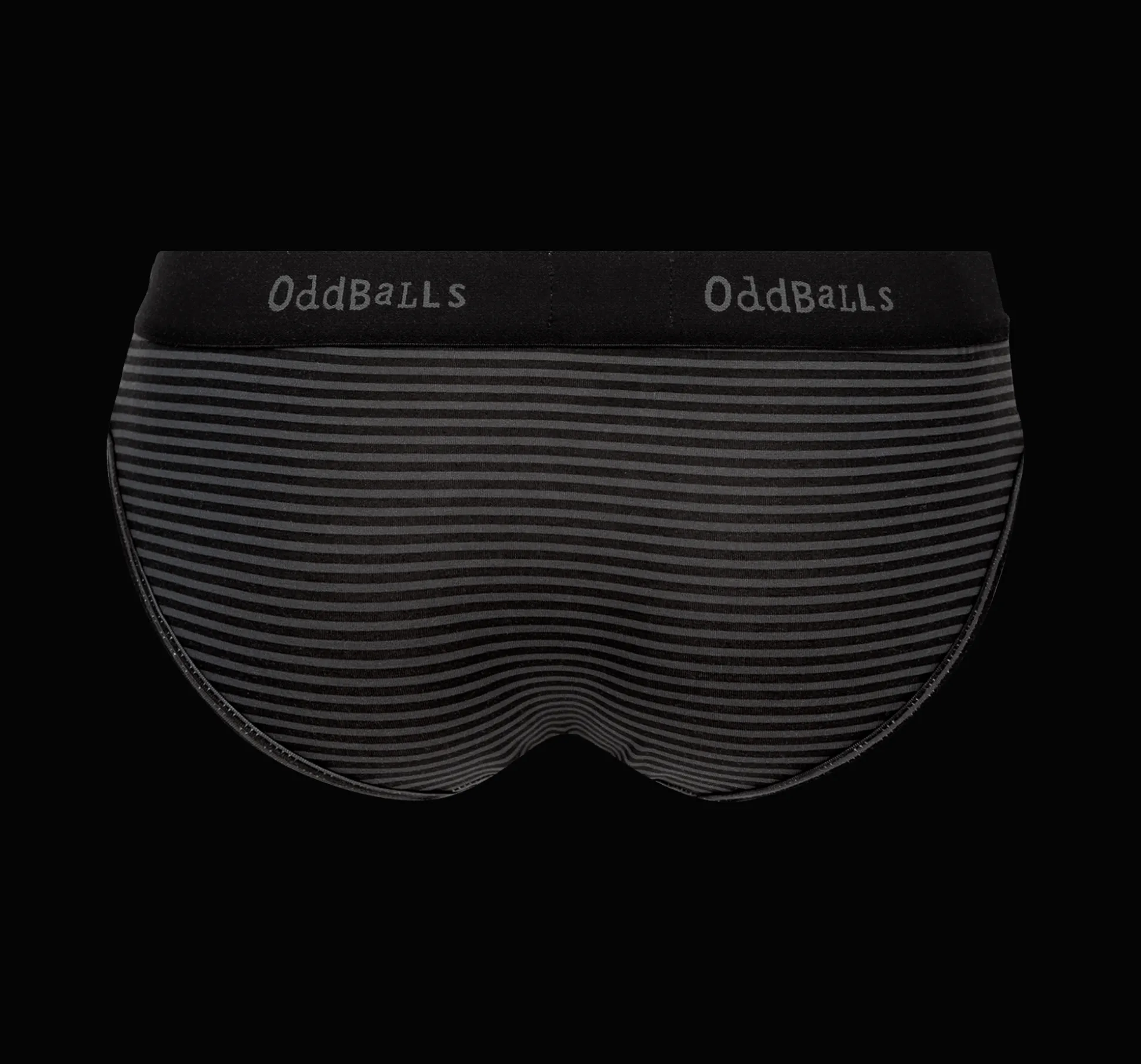 Grey Black Stripes - Ladies Briefs