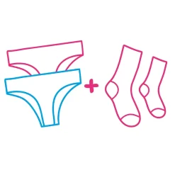 Ladies Full Seamless Underwear & Free Socks - Monthly Subscription