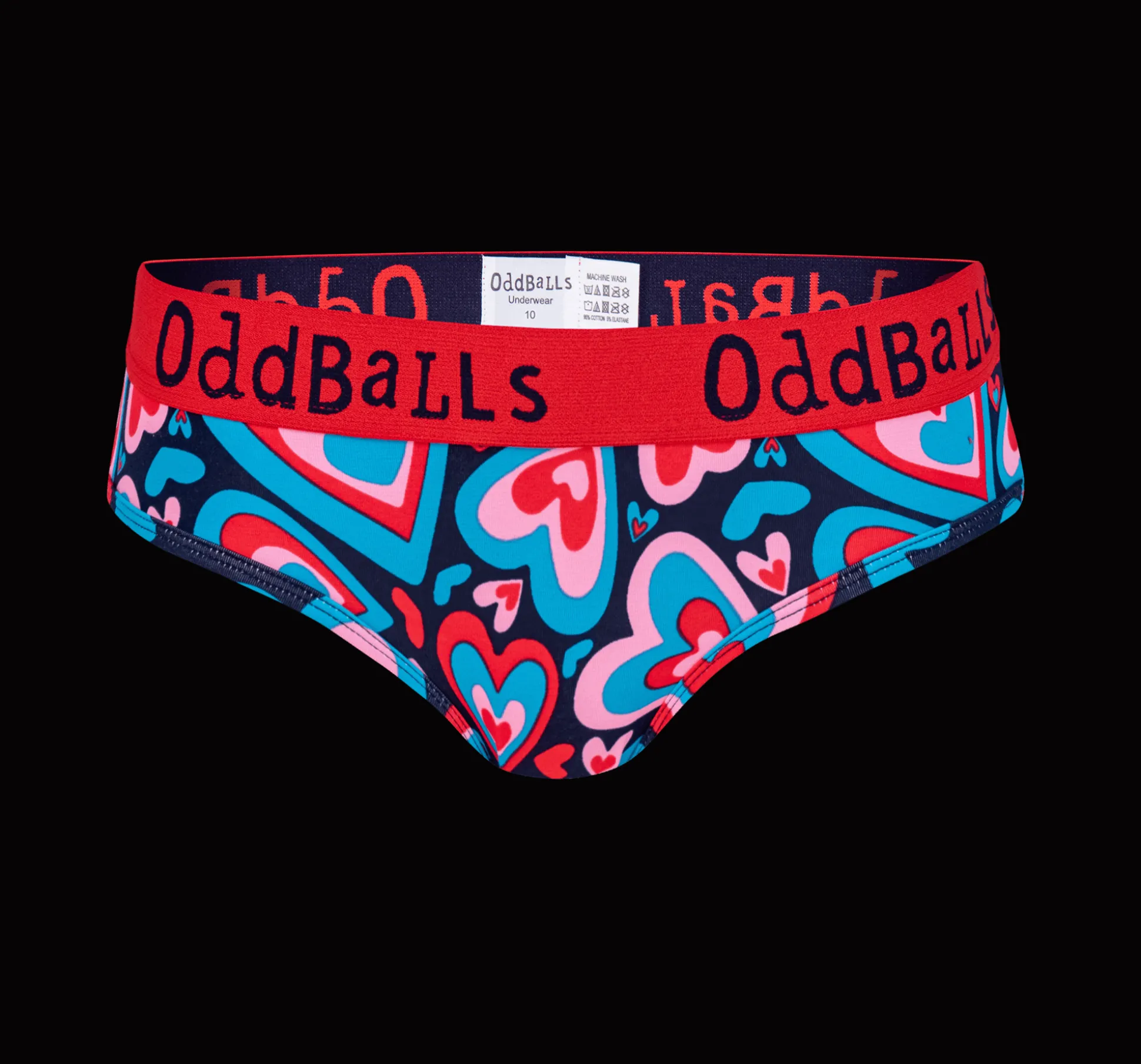 Love Hearts - Ladies Briefs