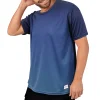 Navy / Green - Gradient - Flex Fit - Mens Training T-Shirt