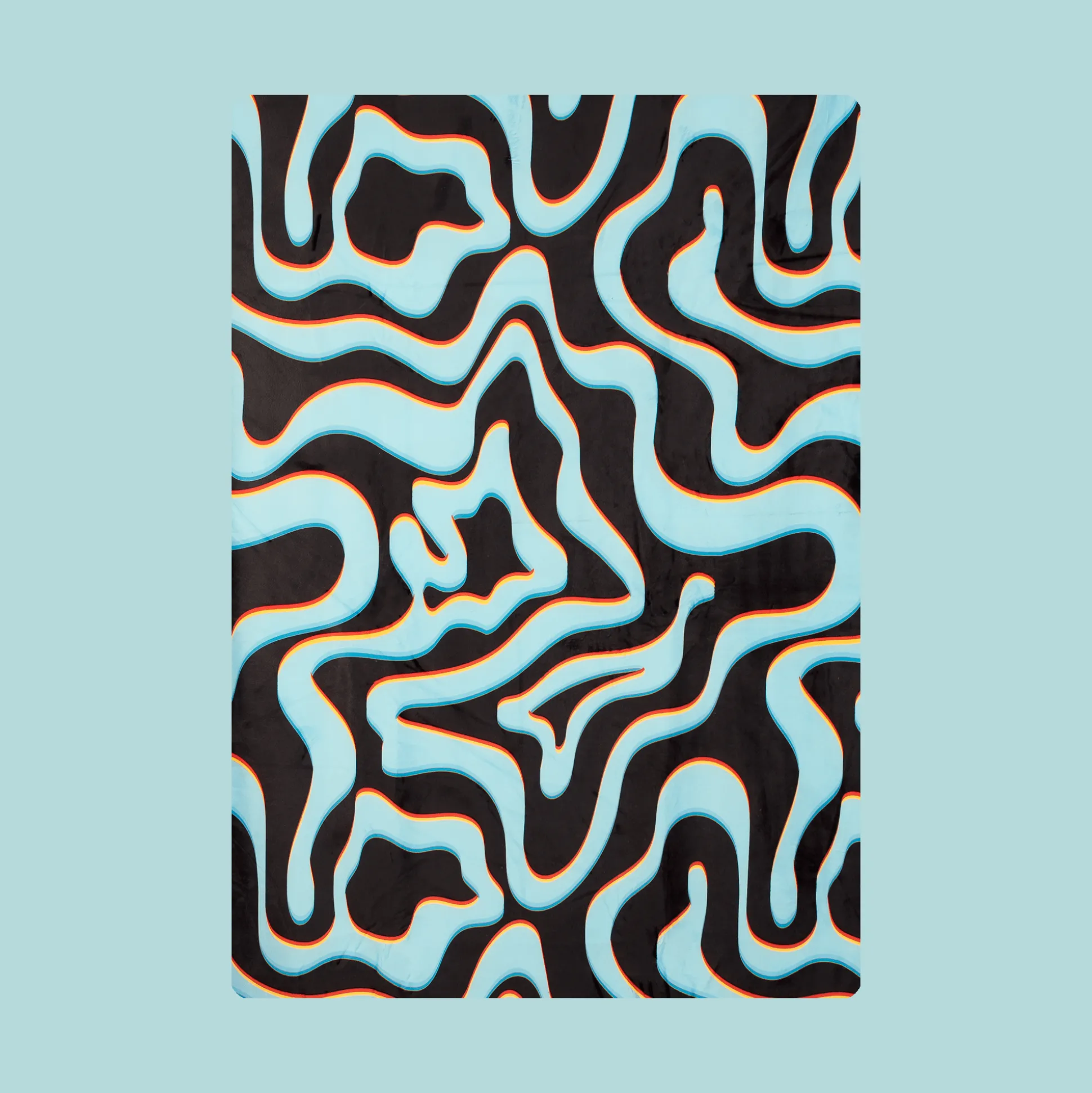 Neon Lava - Fleece Blanket