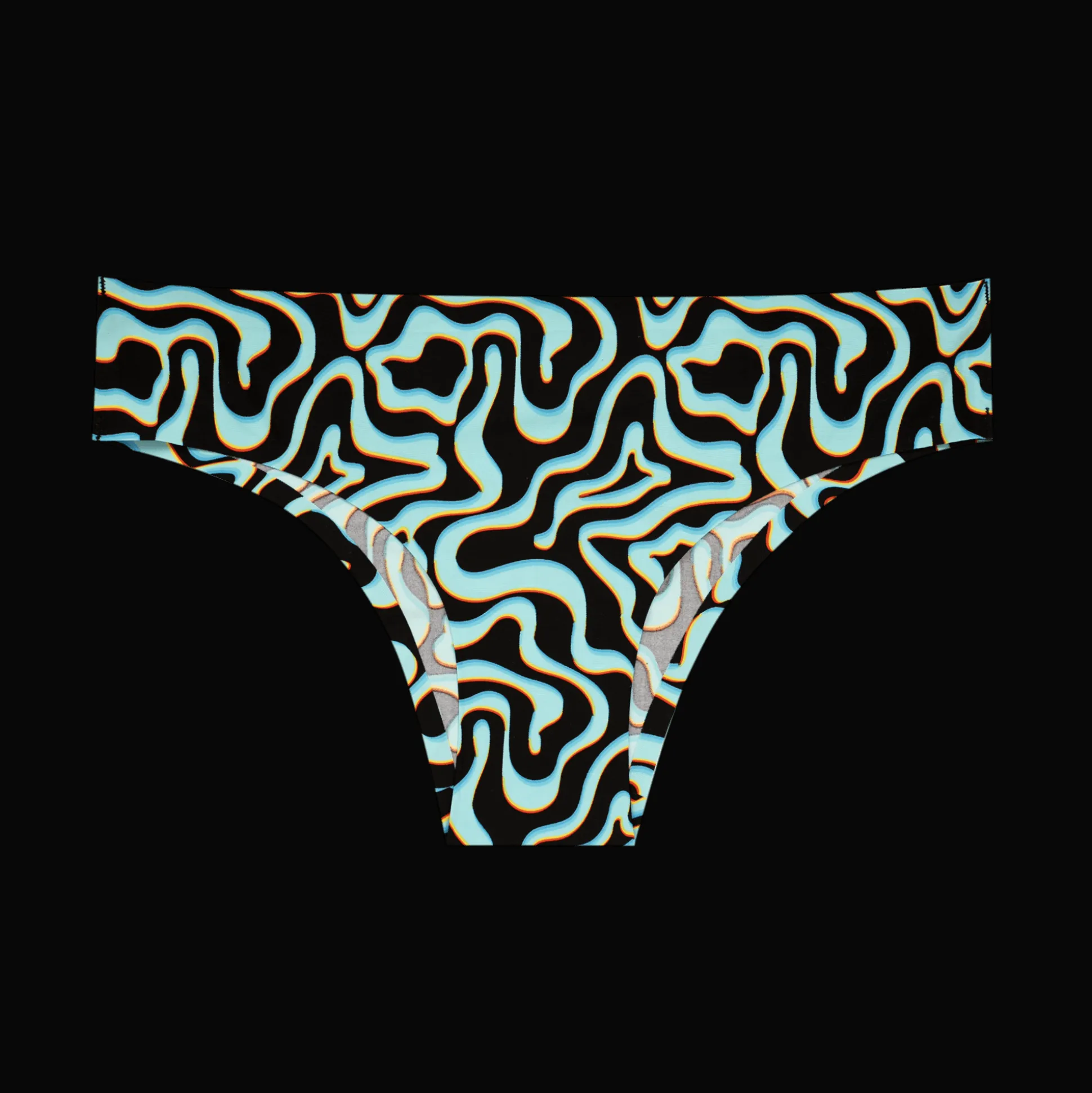 Neon Lava - Seamless Brazilian Briefs