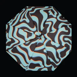 Neon Waves - Fold Umbrella