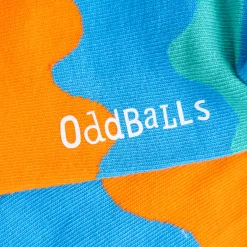 Orange Waves - Ankle Trainer Socks