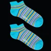 Pastel Stripes - Ankle Trainer Socks