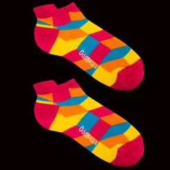 Pink Tetris - Ankle Trainer Socks