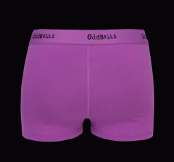 Purple & Black - Ladies Boxers