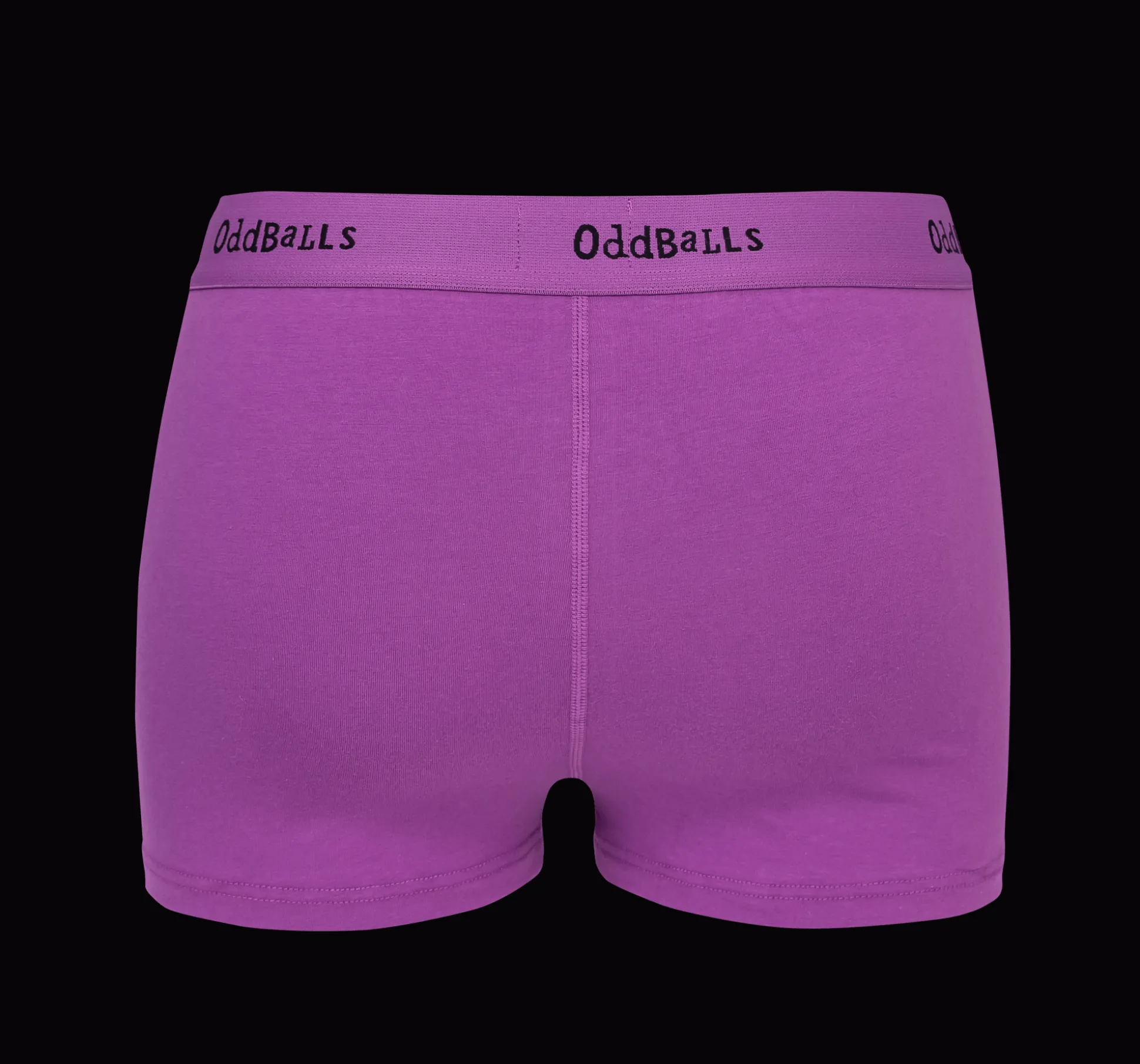 Purple & Black - Ladies Boxers