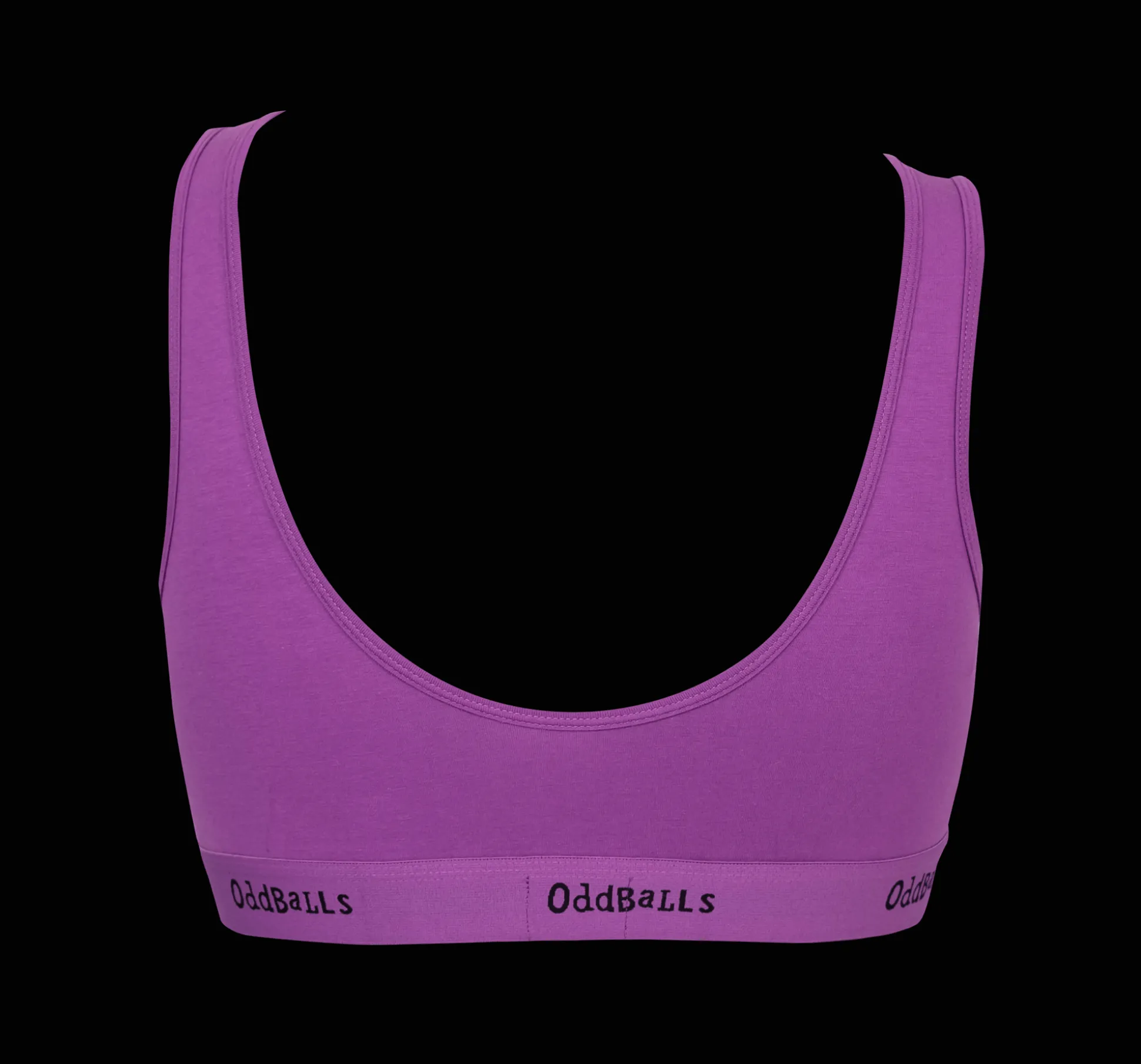 Purple & Black - Ladies Bralette