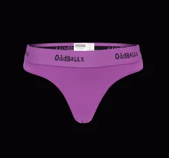 Purple & Black - Ladies Thong
