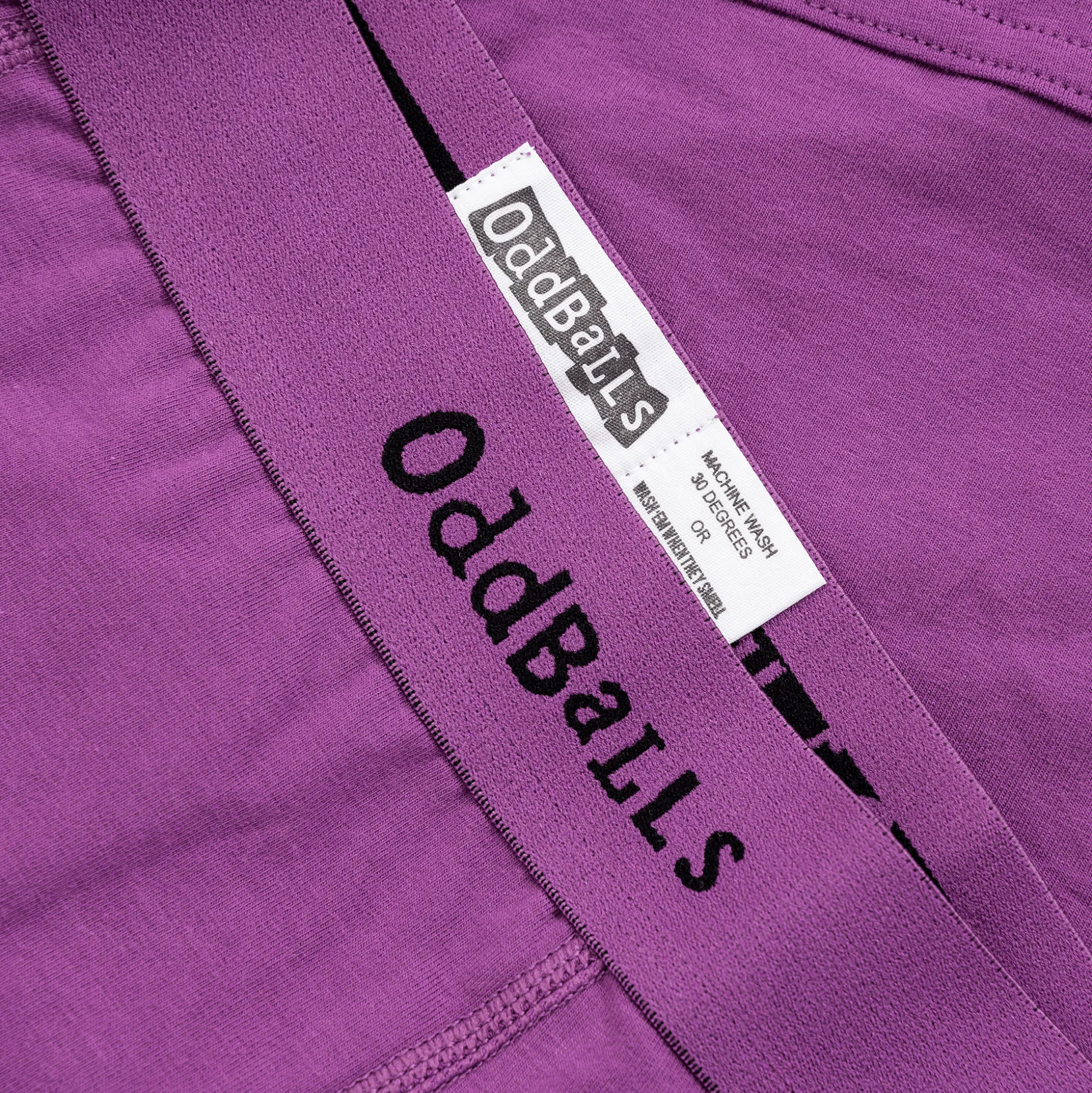 Purple & Black - Ladies Thong