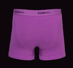 Purple & Black - Mens Boxer Shorts