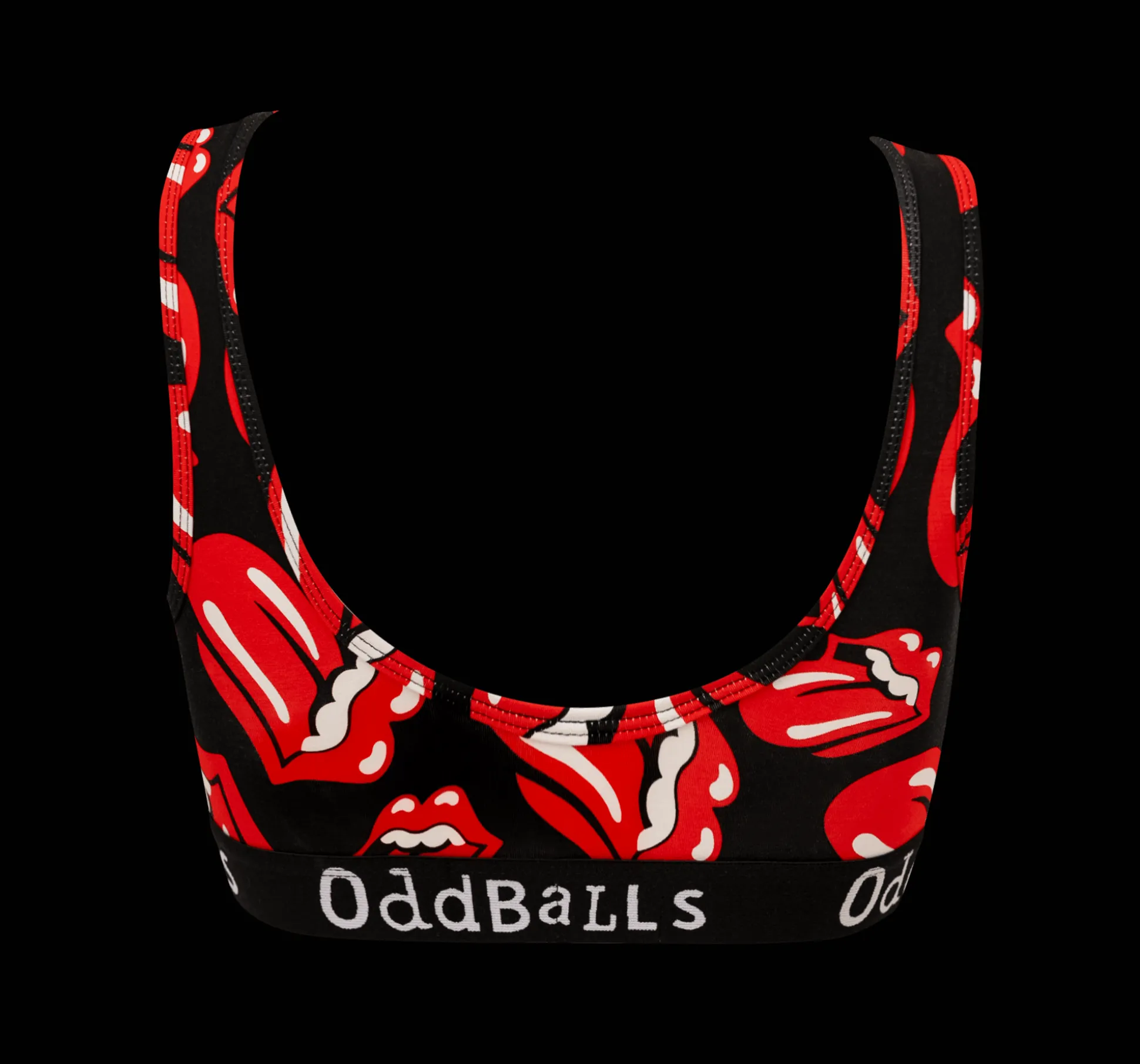 Rolling Stones Tongue - Ladies Bralette