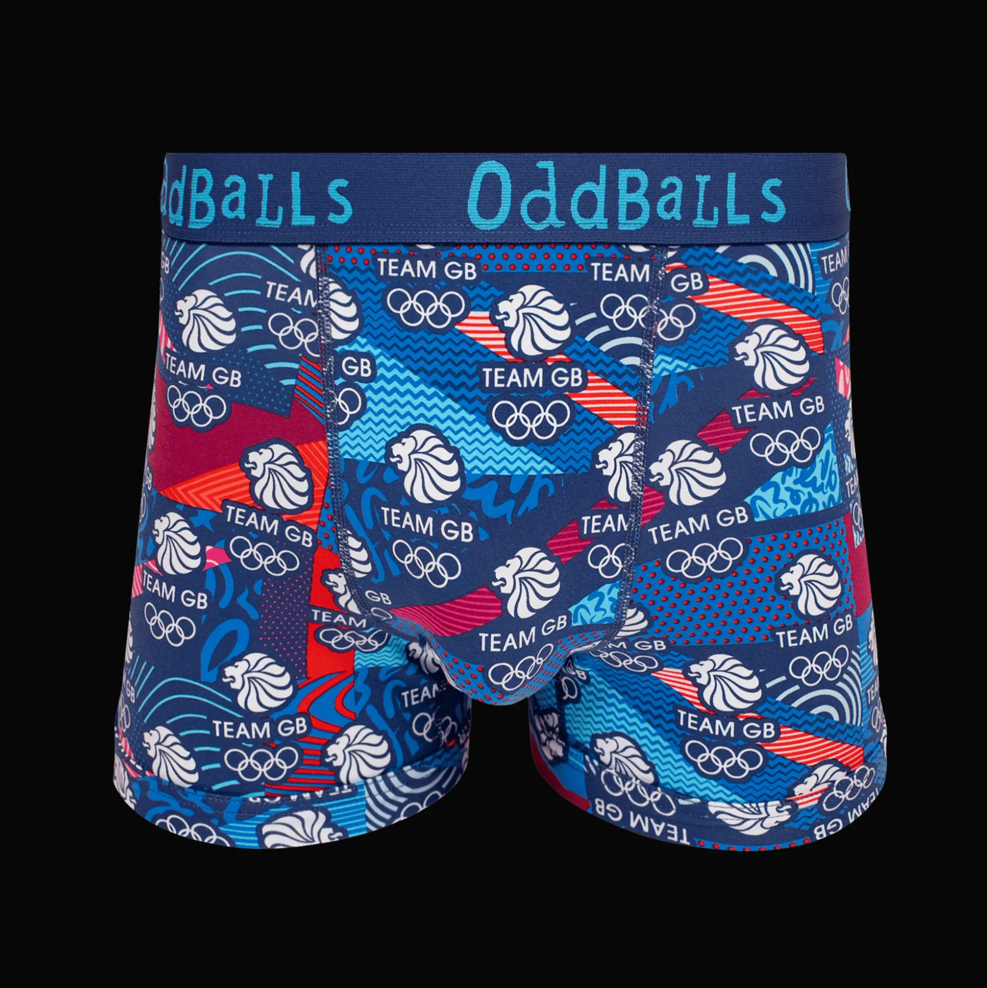 Team GB - Navy - Mens Boxer Shorts