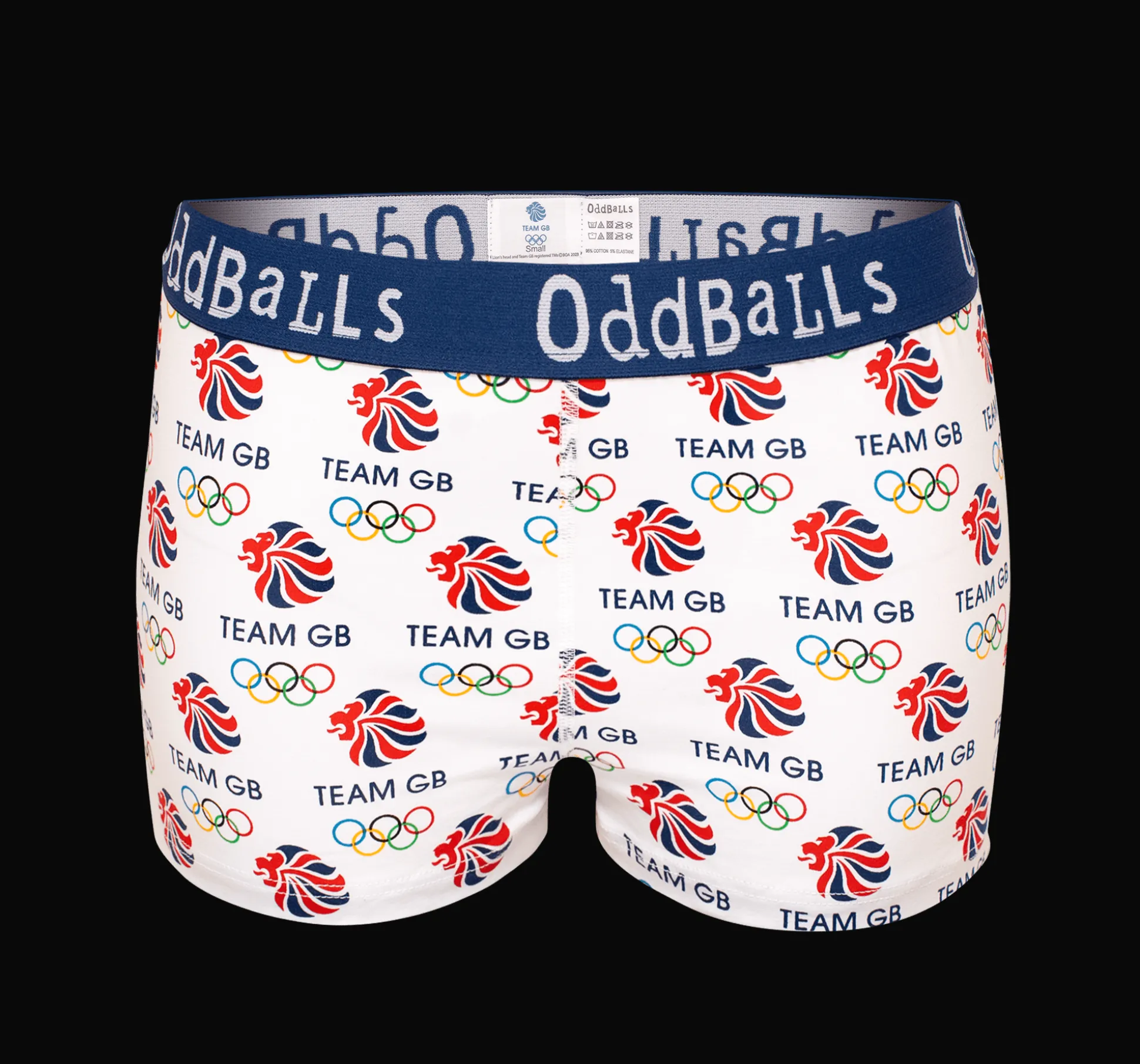 Team GB - White - Ladies Boxers