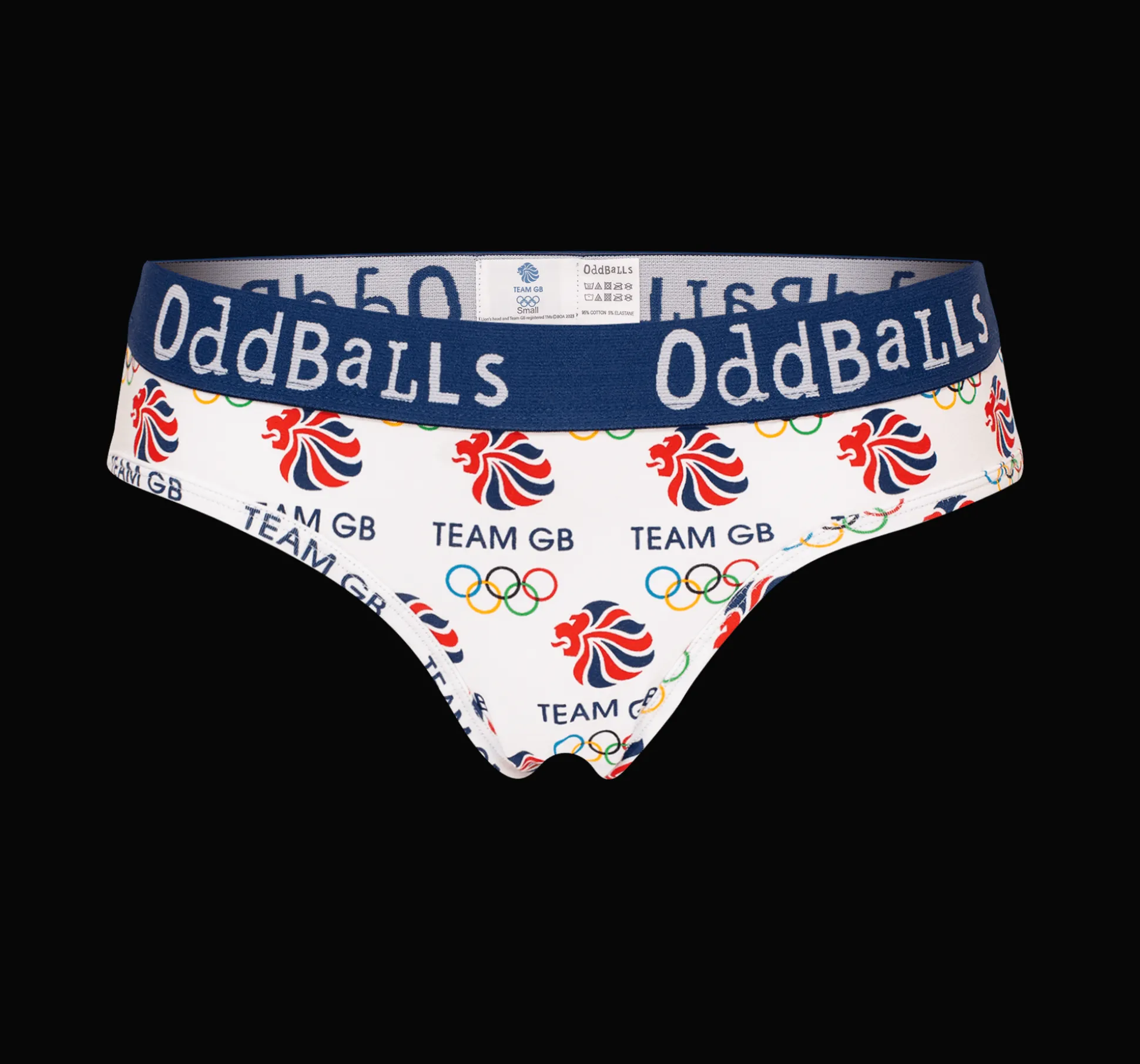 Team GB - White - Ladies Briefs