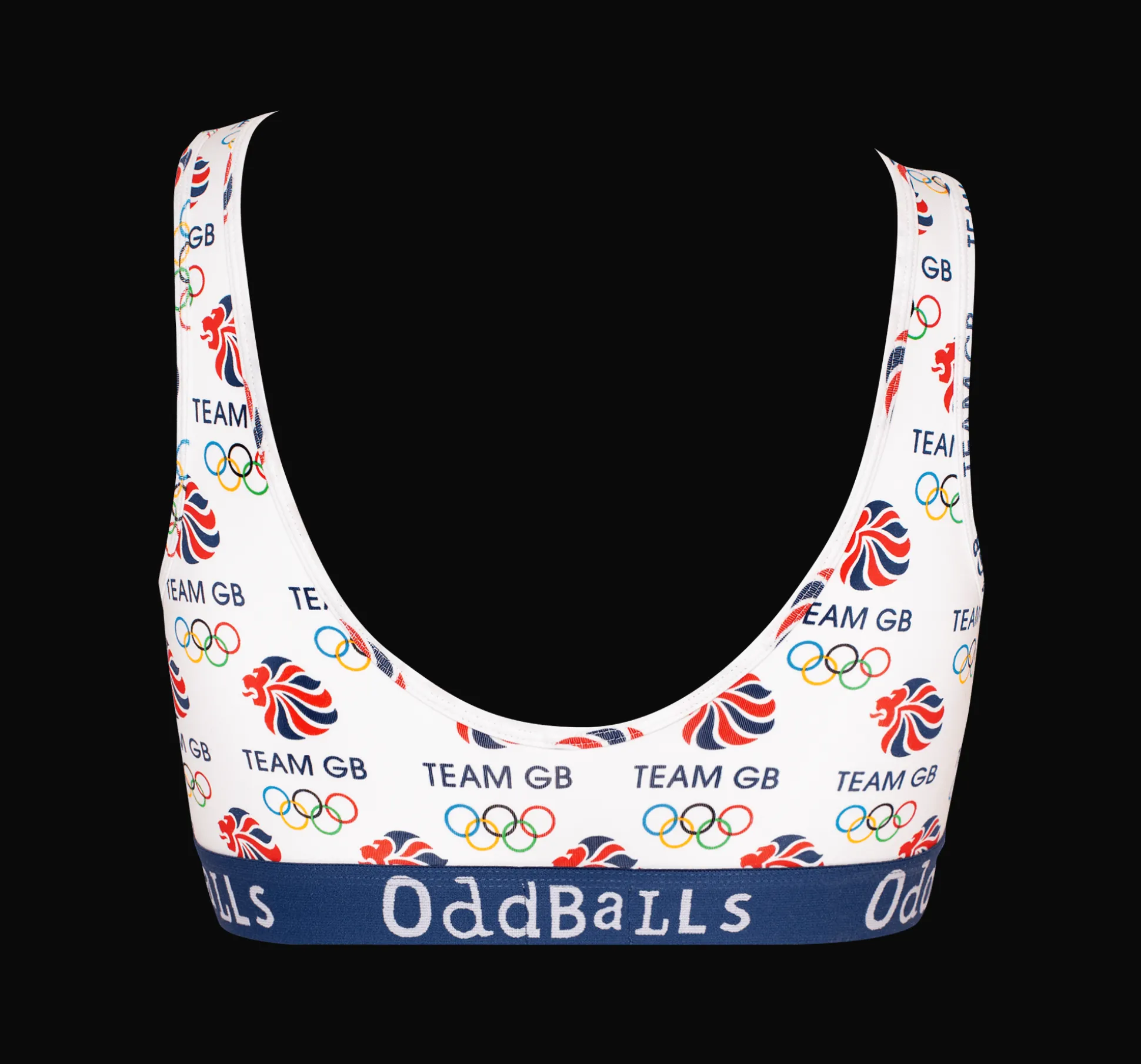 Team GB - White - Ladies Bralette