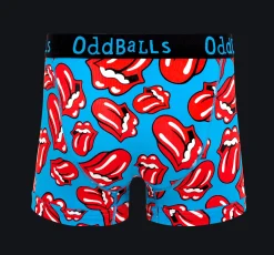 The Rolling Stones - Red - Mens Boxer Shorts