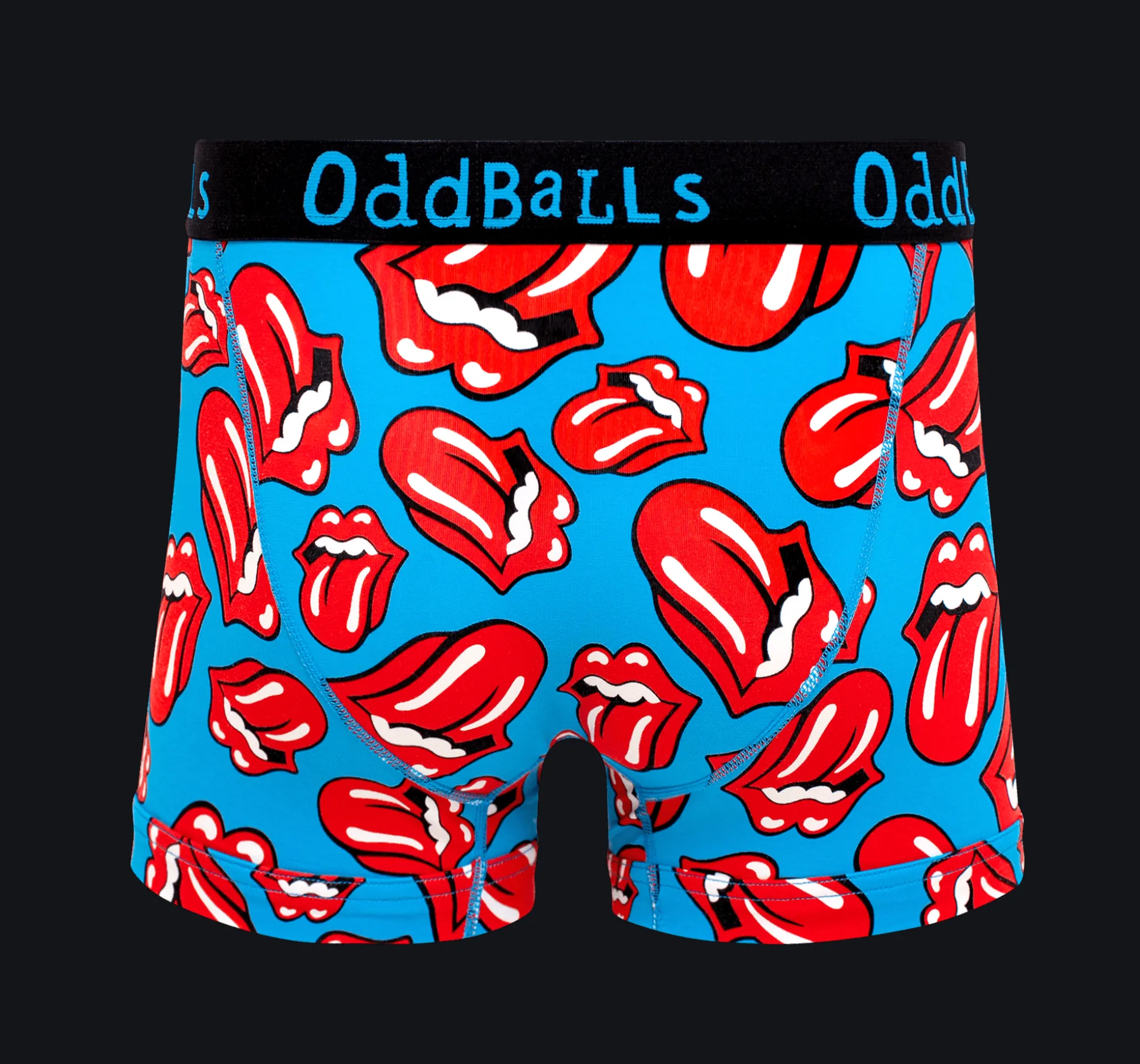 The Rolling Stones - Red - Mens Boxer Shorts