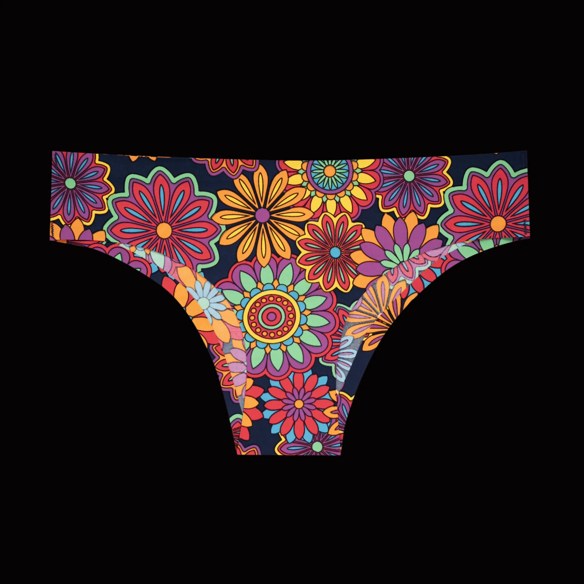 Vibrant Vibes Bundle - Ladies Seamless Brazilian Briefs 12 Pack Bundle