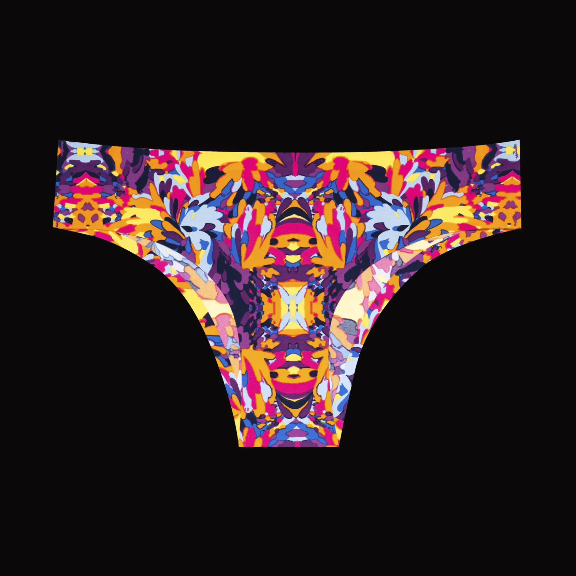 Vibrant Vibes Bundle - Ladies Seamless Brazilian Briefs 12 Pack Bundle