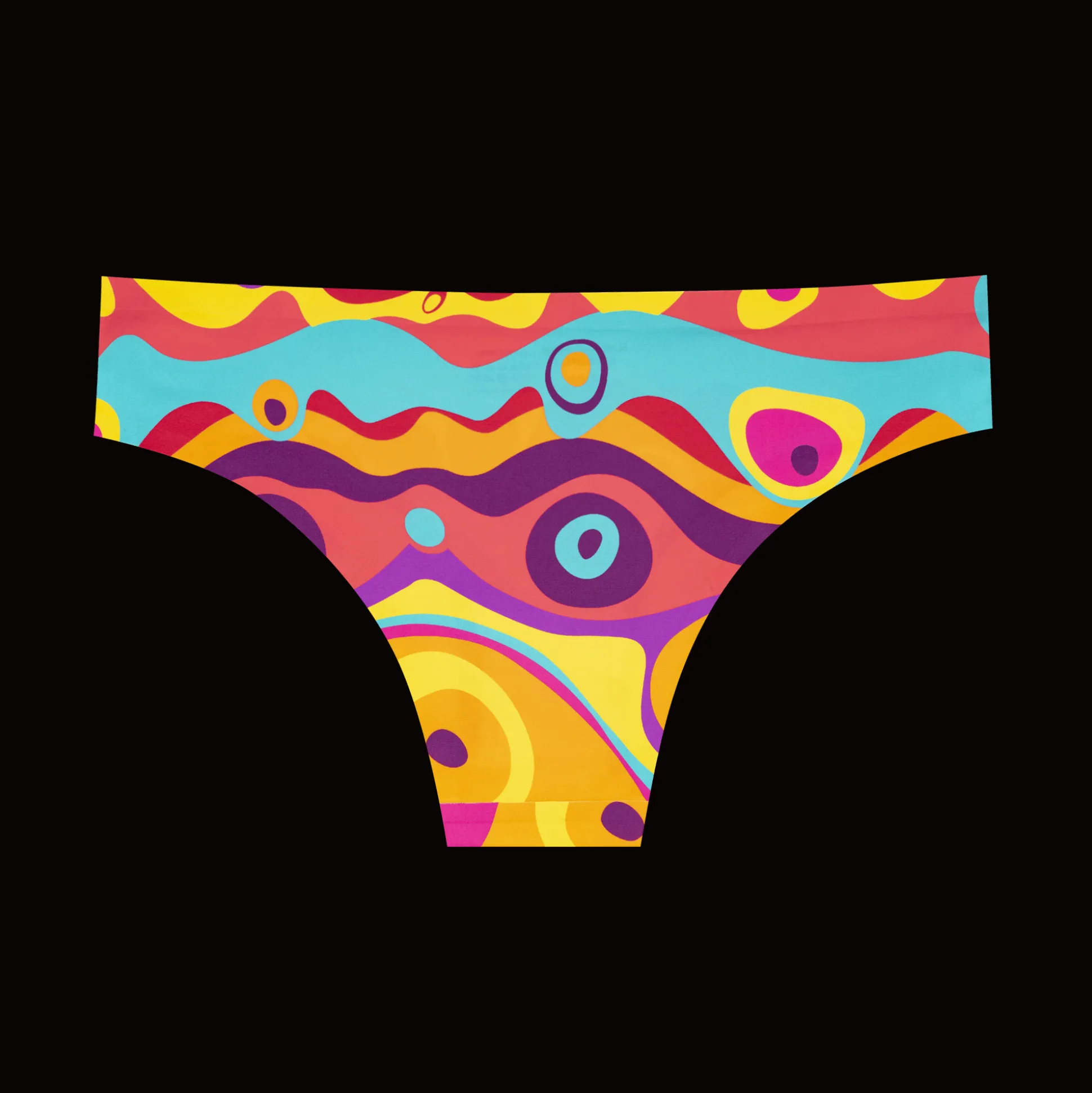 Vibrant Vibes Bundle - Ladies Seamless Brazilian Briefs 12 Pack Bundle